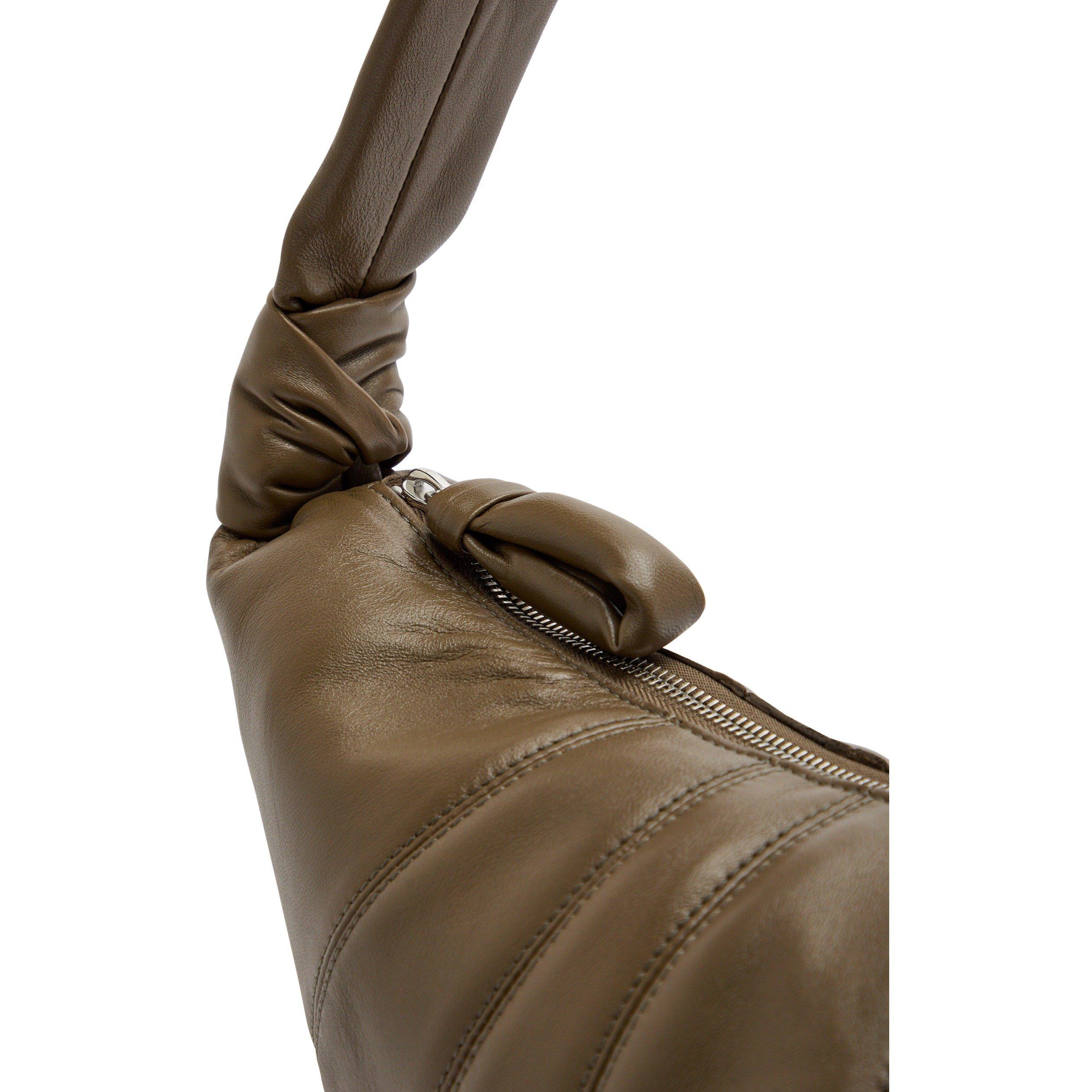 KHAKI - Lemaire - Croissant Medium Leather Shoulder Bag - 4