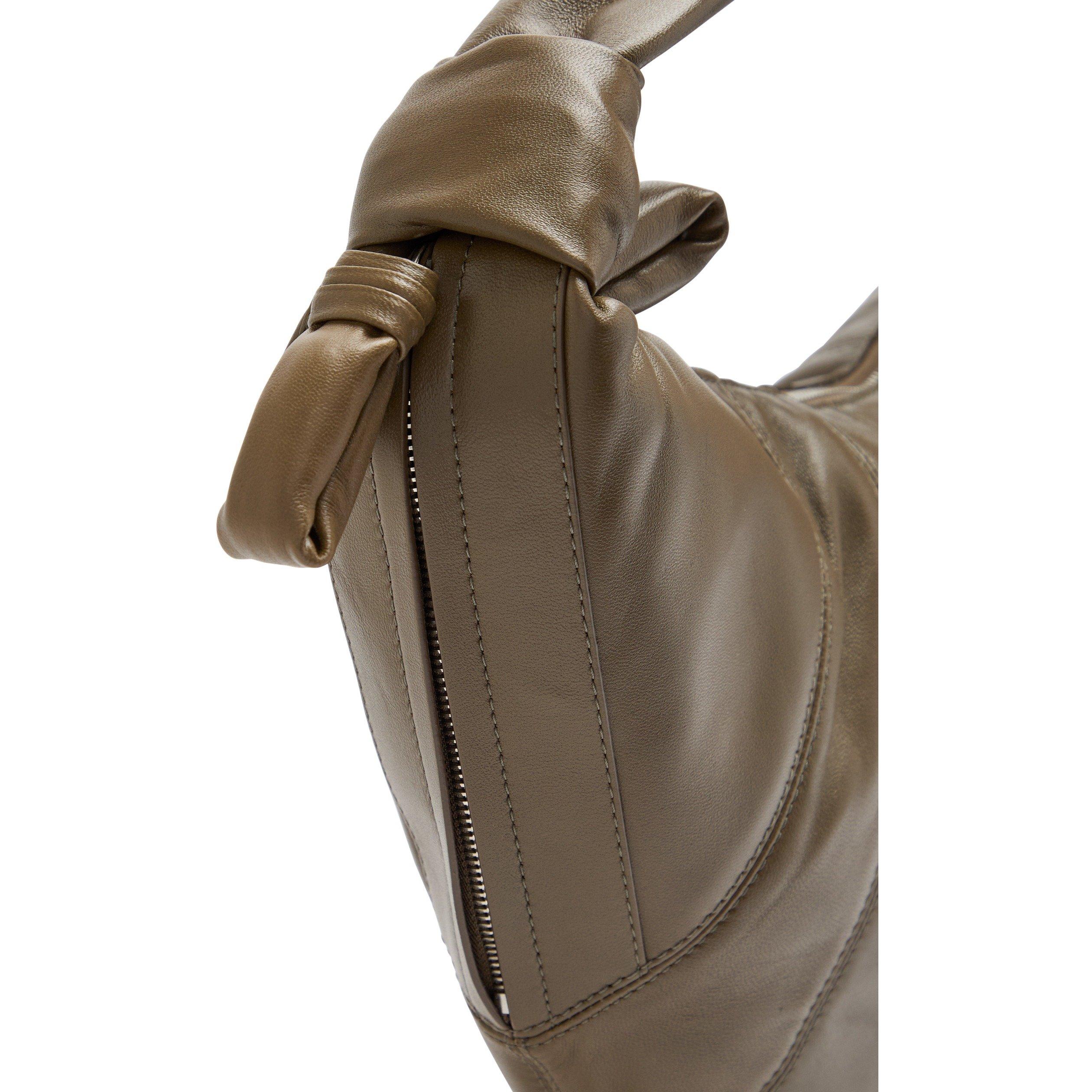 KHAKI - Lemaire - Women's Fortune Croissant Leather Shoulder Bag - 4