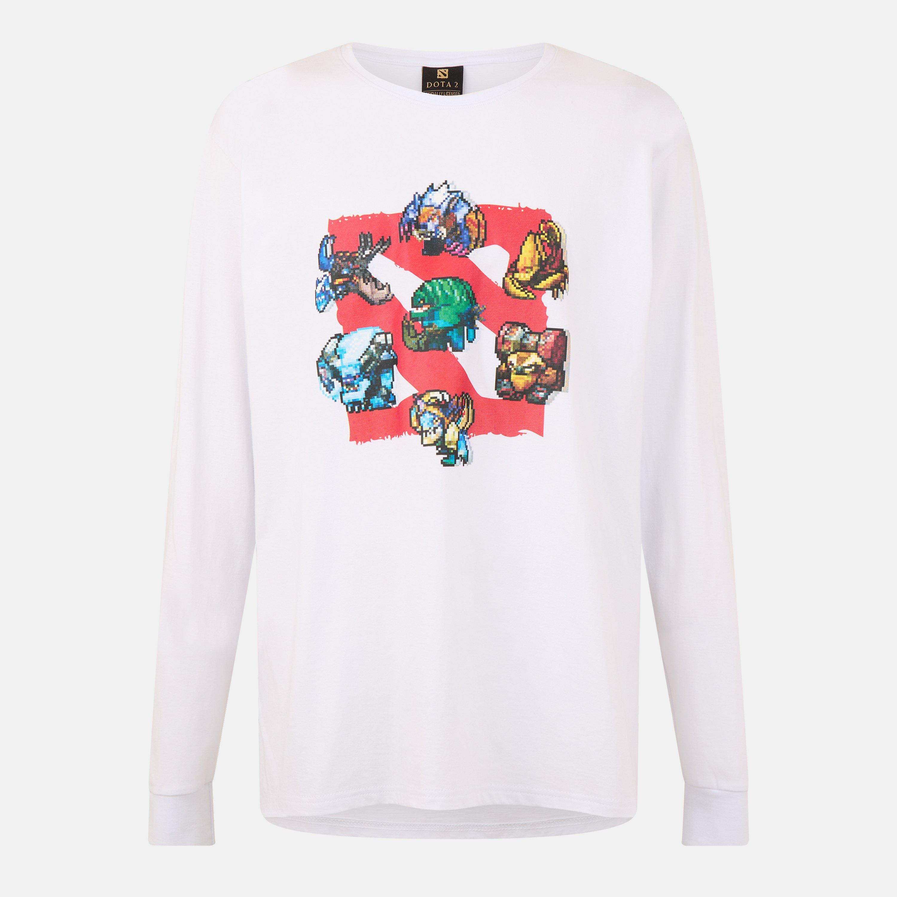 None - GAME - DOTA PIXEL Long-Sleeve T-Shirt - 1