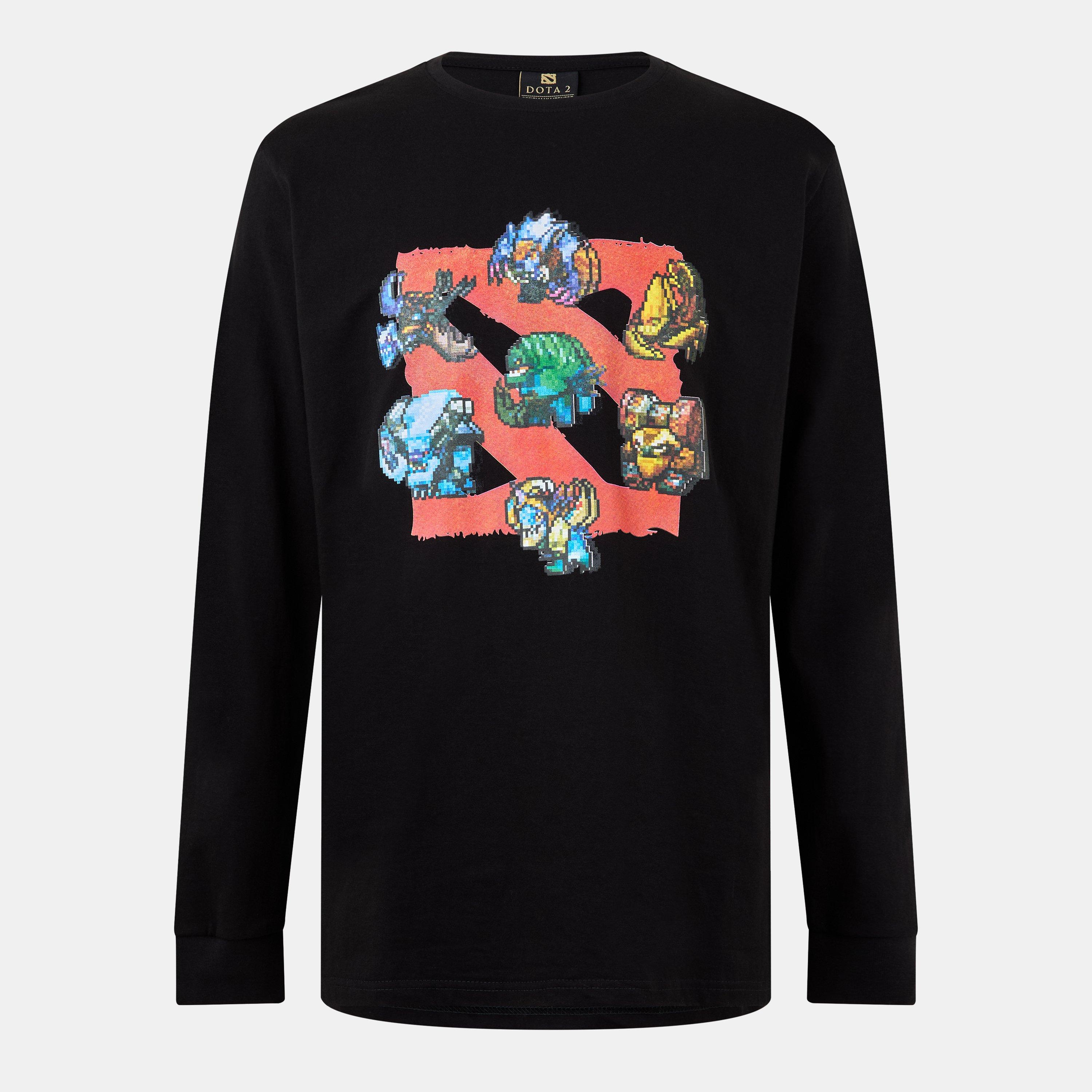 None - GAME - DOTA PIXEL Long-Sleeve T-Shirt - 1