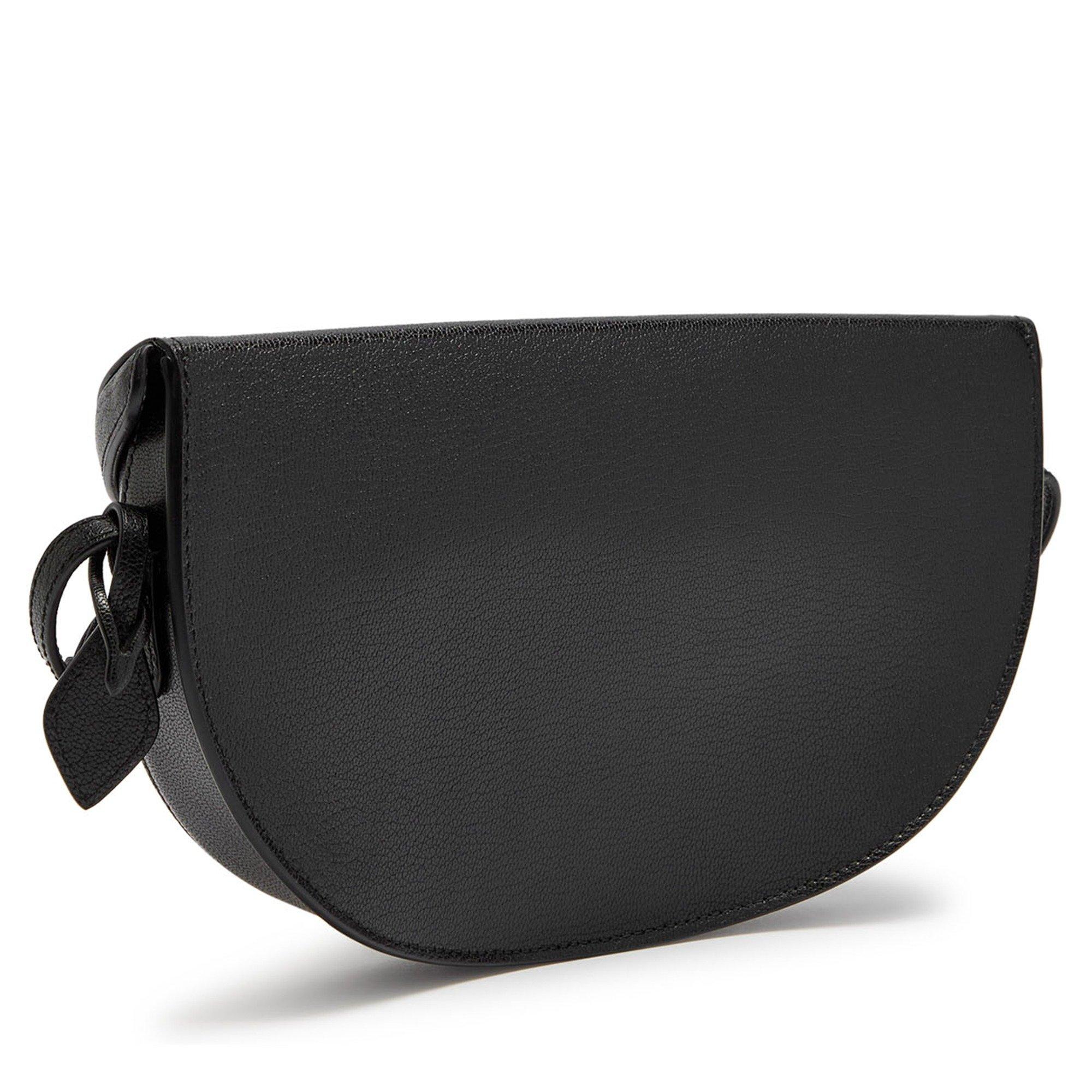 BLACK - Alaia - Women's Leather Crossbody Bag - 2