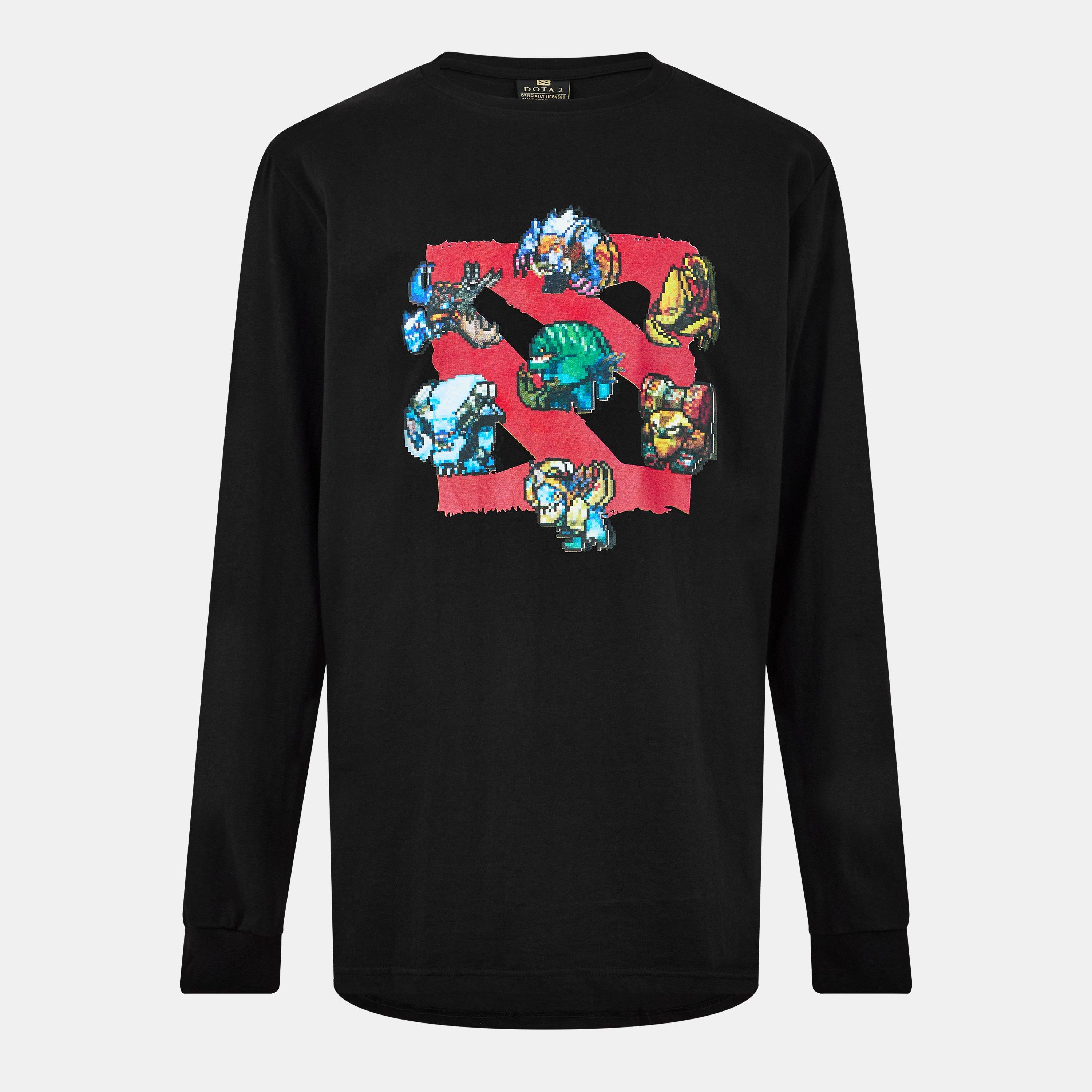 None - GAME - DOTA PIXEL Long-Sleeve T-Shirt - 1