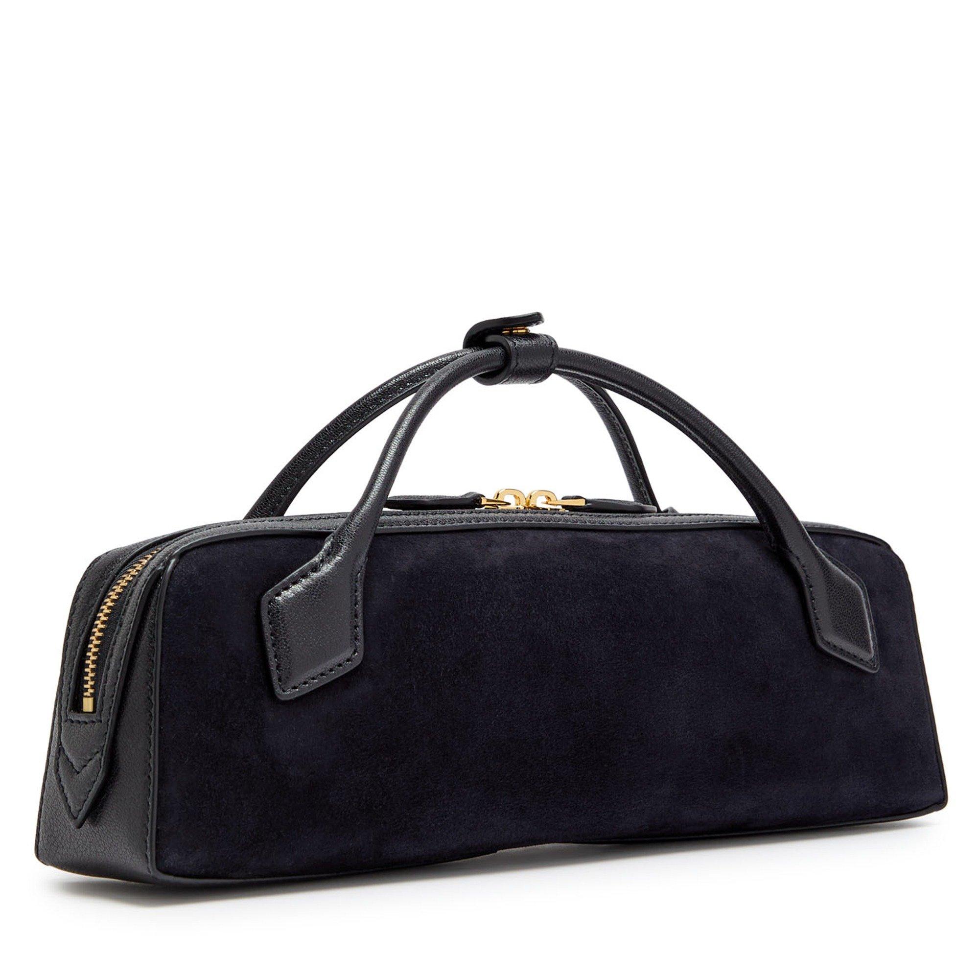 NAVY - Alaia - TECKEL SUEDE CLUTCH - 2