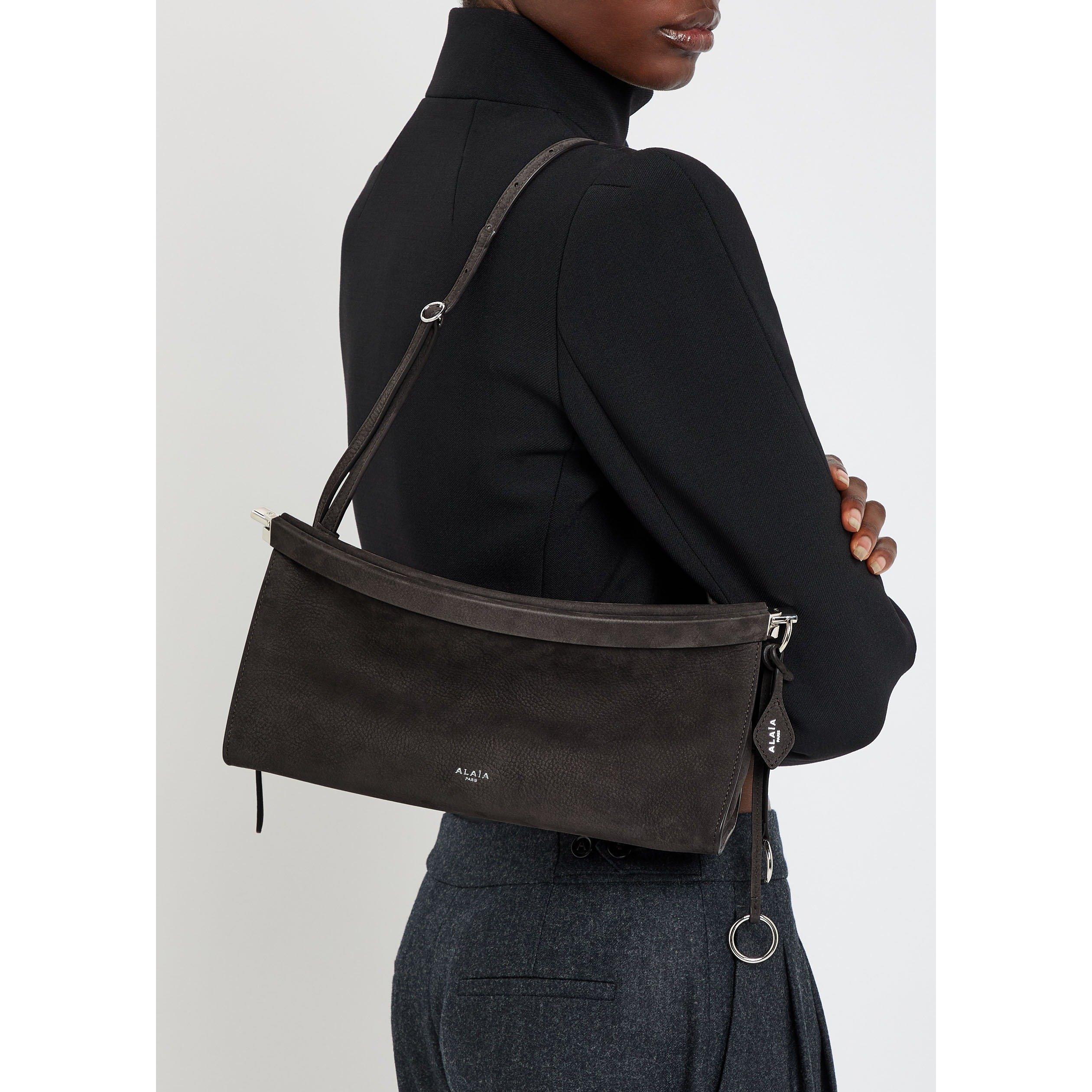 DARK GREY - Alaia - EAST WEST M SHOULDER BAG - 3