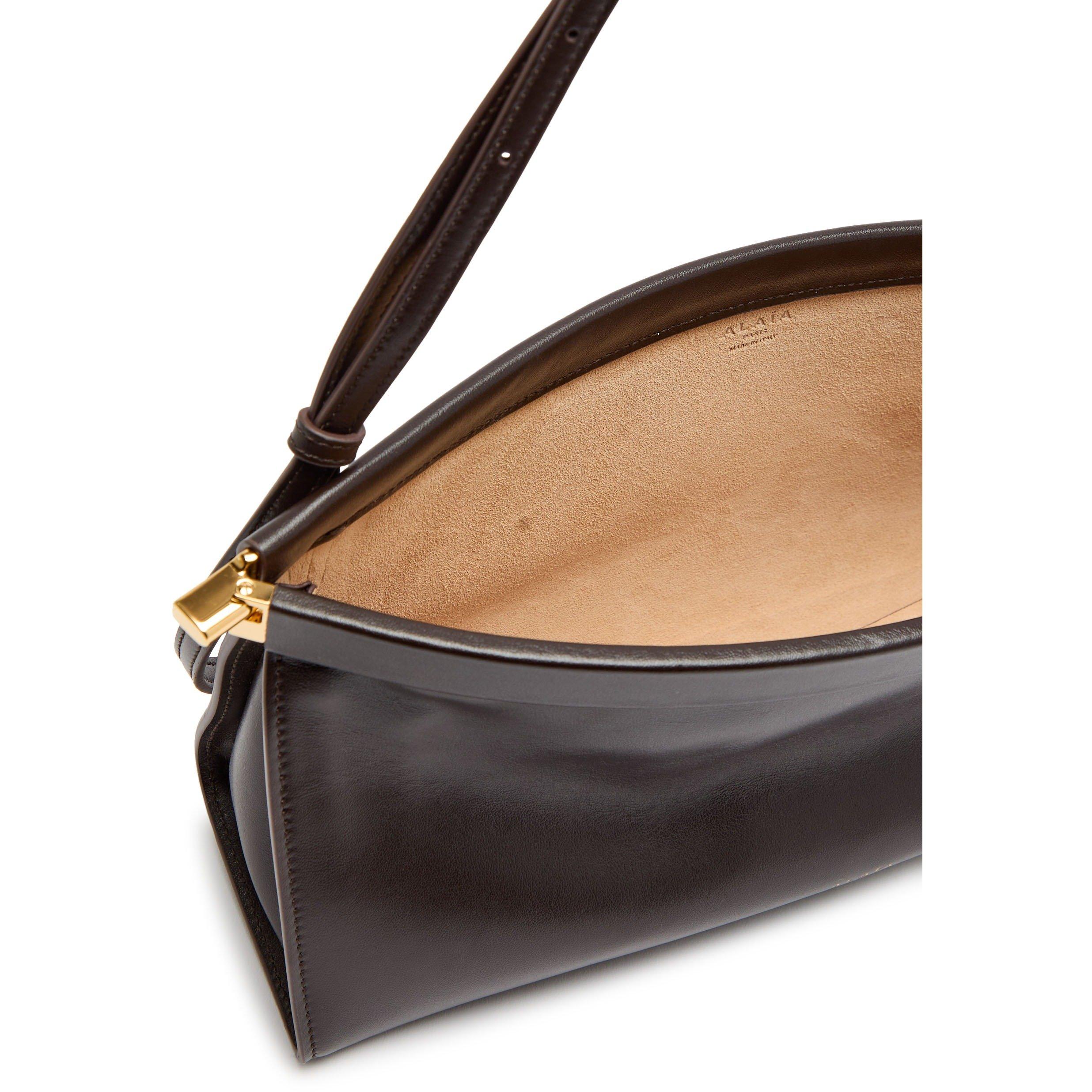 DARK BROWN - Alaia - EAST WEST M SHOULDER BAG - 5