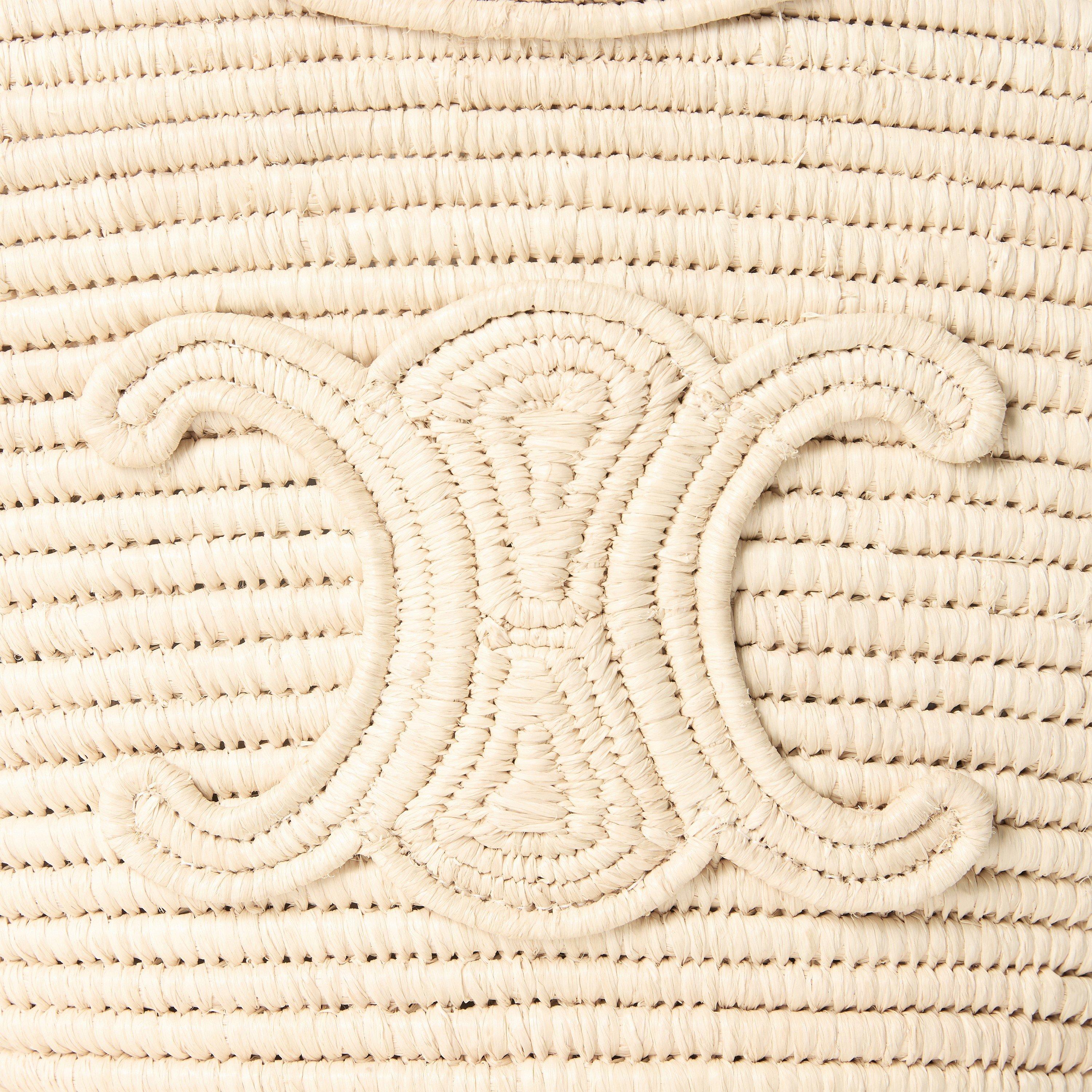 NATURAL - Celine - Braided Panier-Palm Leave - 3