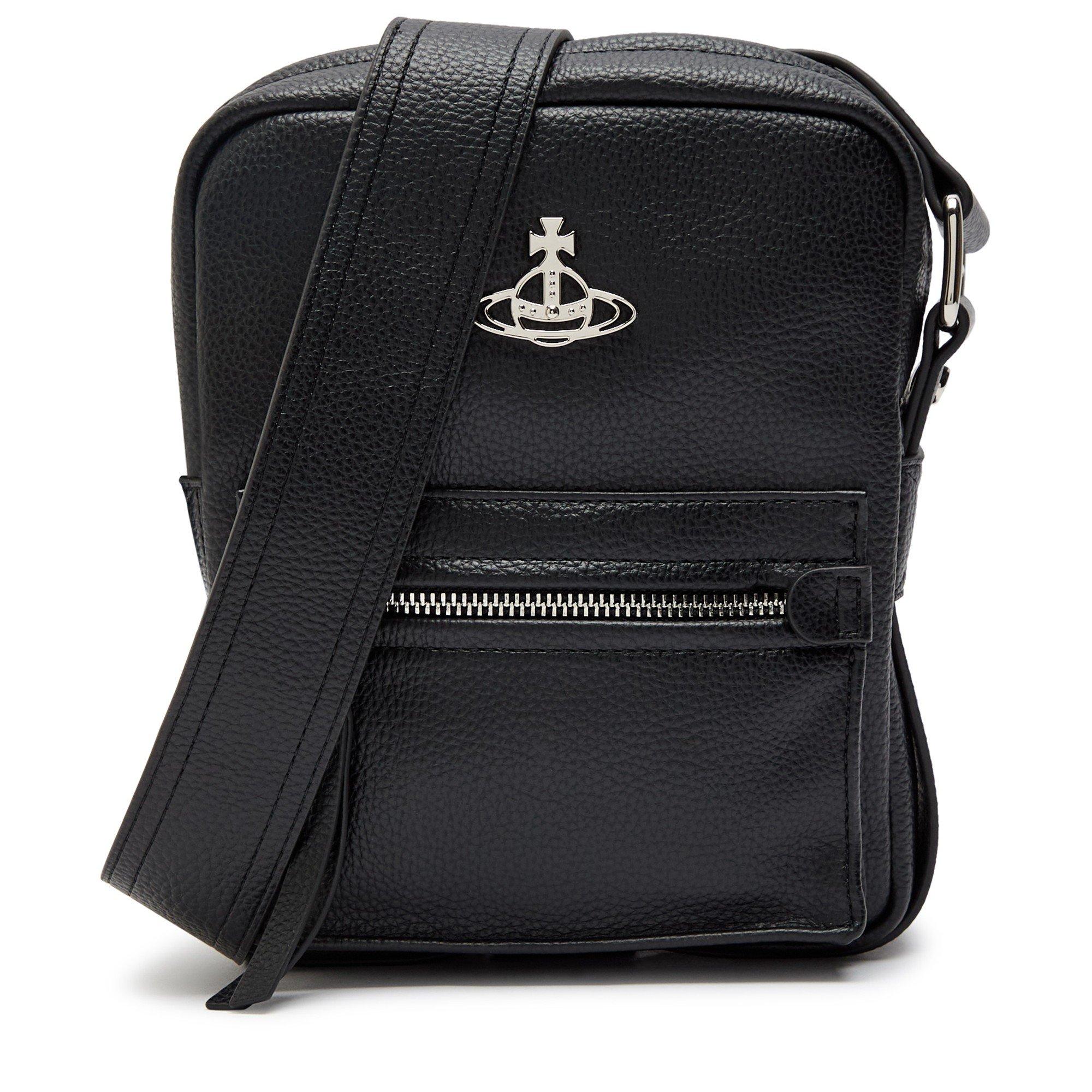 BLACK - Vivienne Westwood - VW JACKSON CROSSBODY SATCHEL S