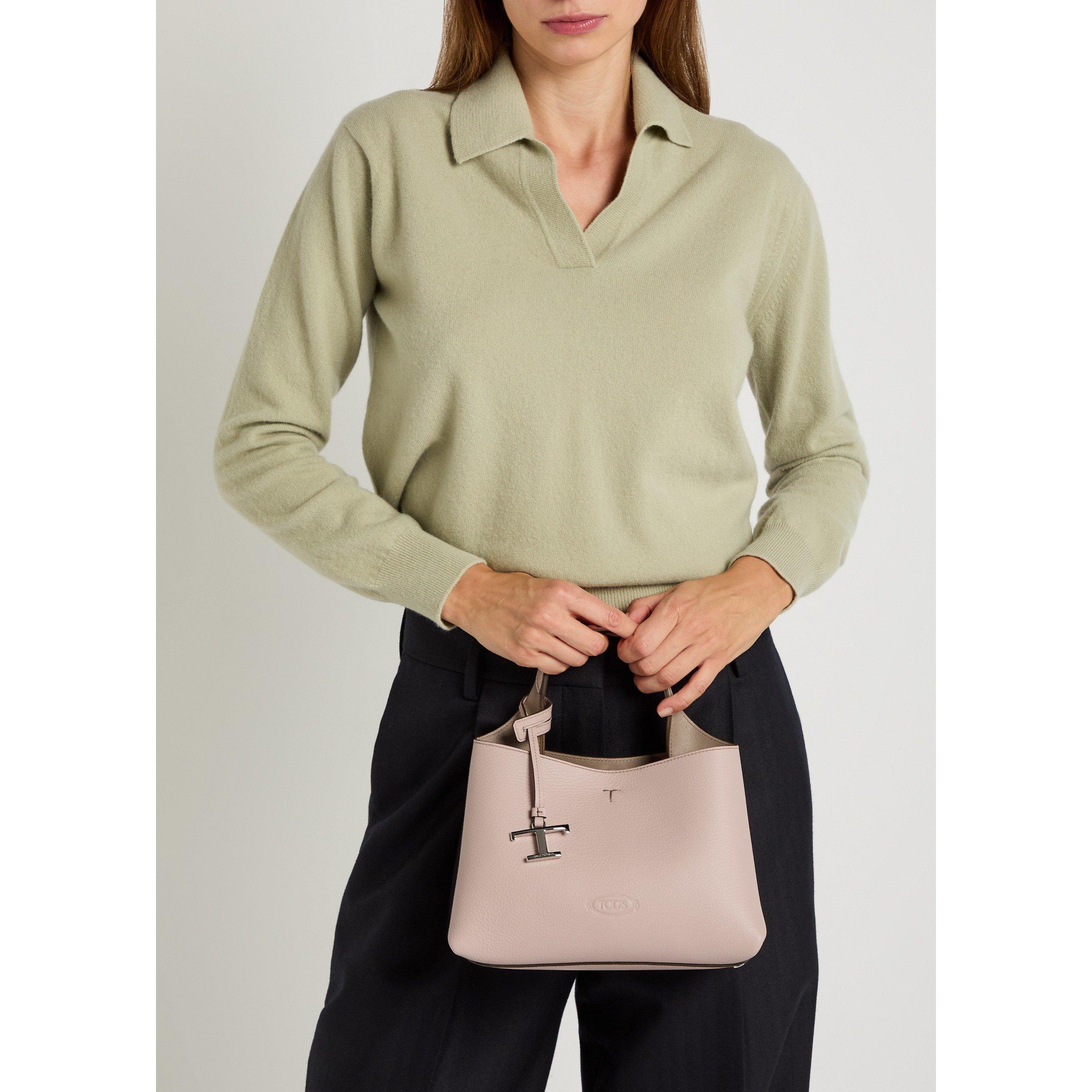 LIGHT PINK - Tods - FLORIDA DOUBLE MINI TOTE - 3