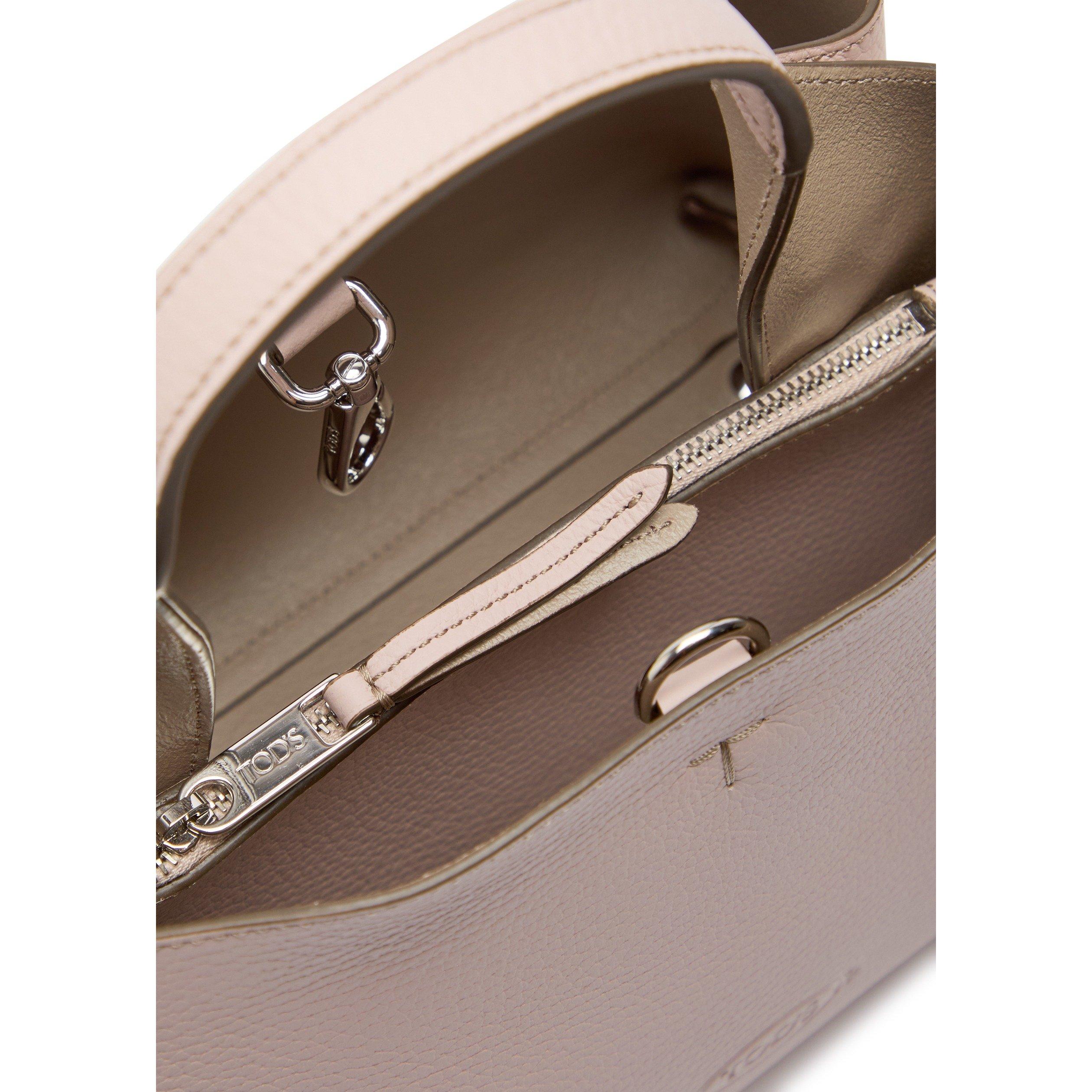 LIGHT PINK - Tods - FLORIDA DOUBLE MINI TOTE - 5