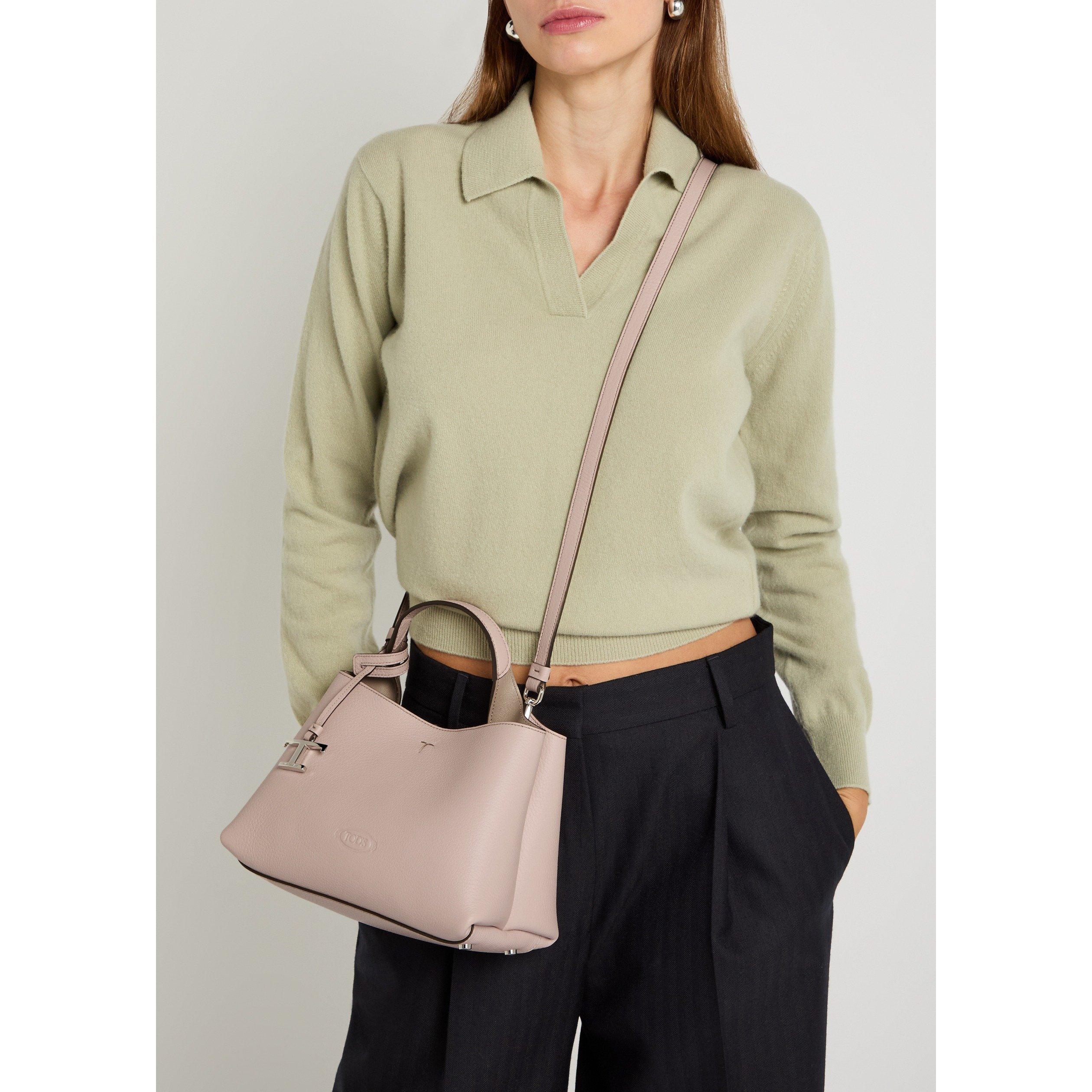 LIGHT PINK - Tods - FLORIDA DOUBLE MINI TOTE - 6