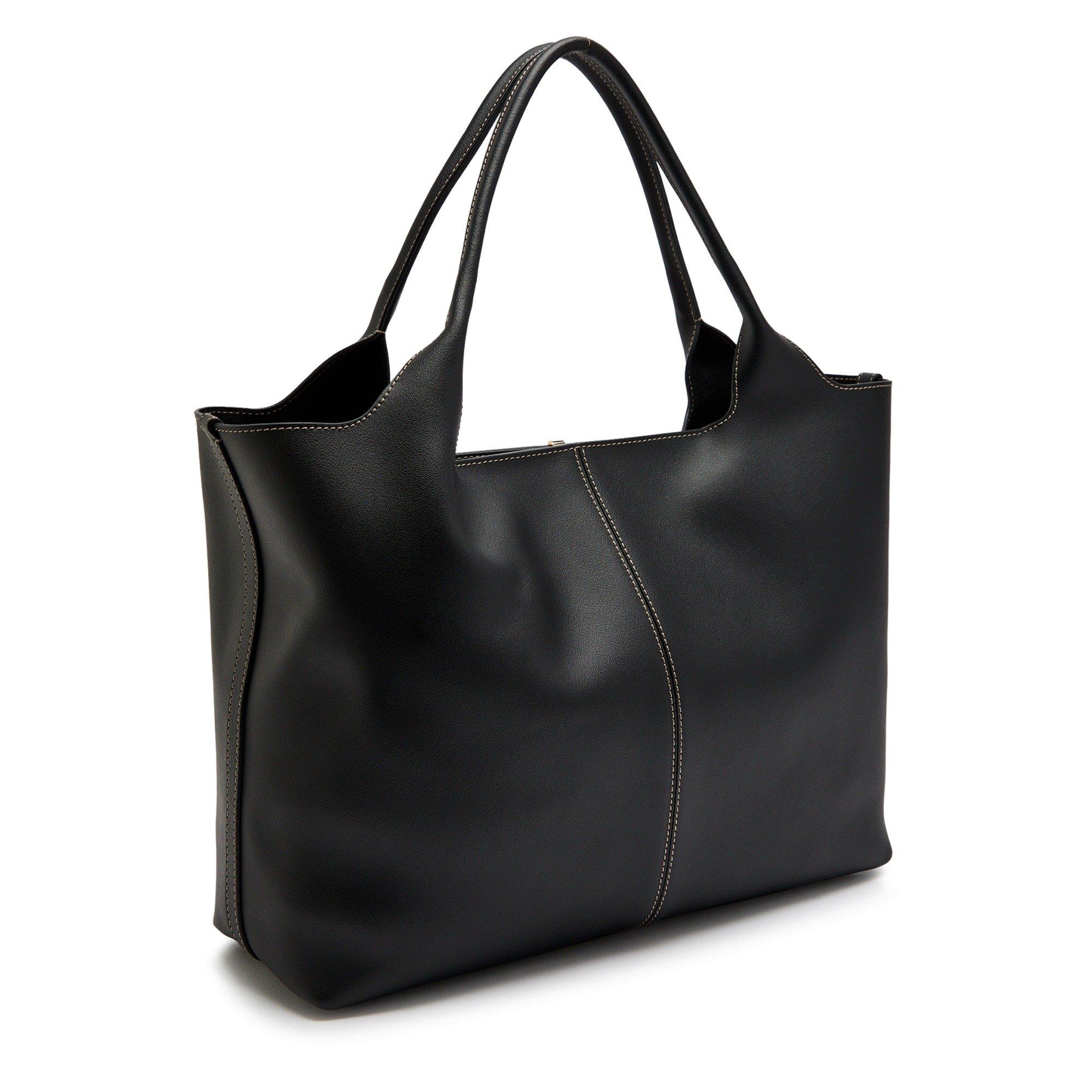 BLACK - Tods - MEDIA SOFT DOUBLE TOTE SML - 2
