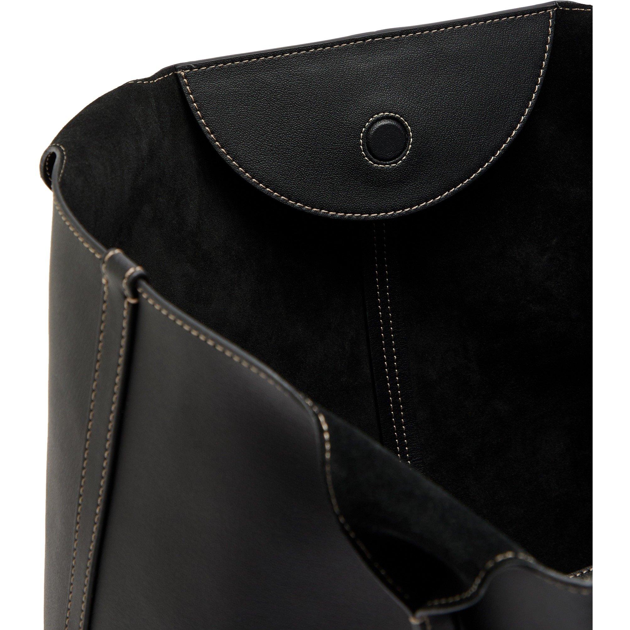 BLACK - Tods - MEDIA SOFT DOUBLE TOTE SML - 5