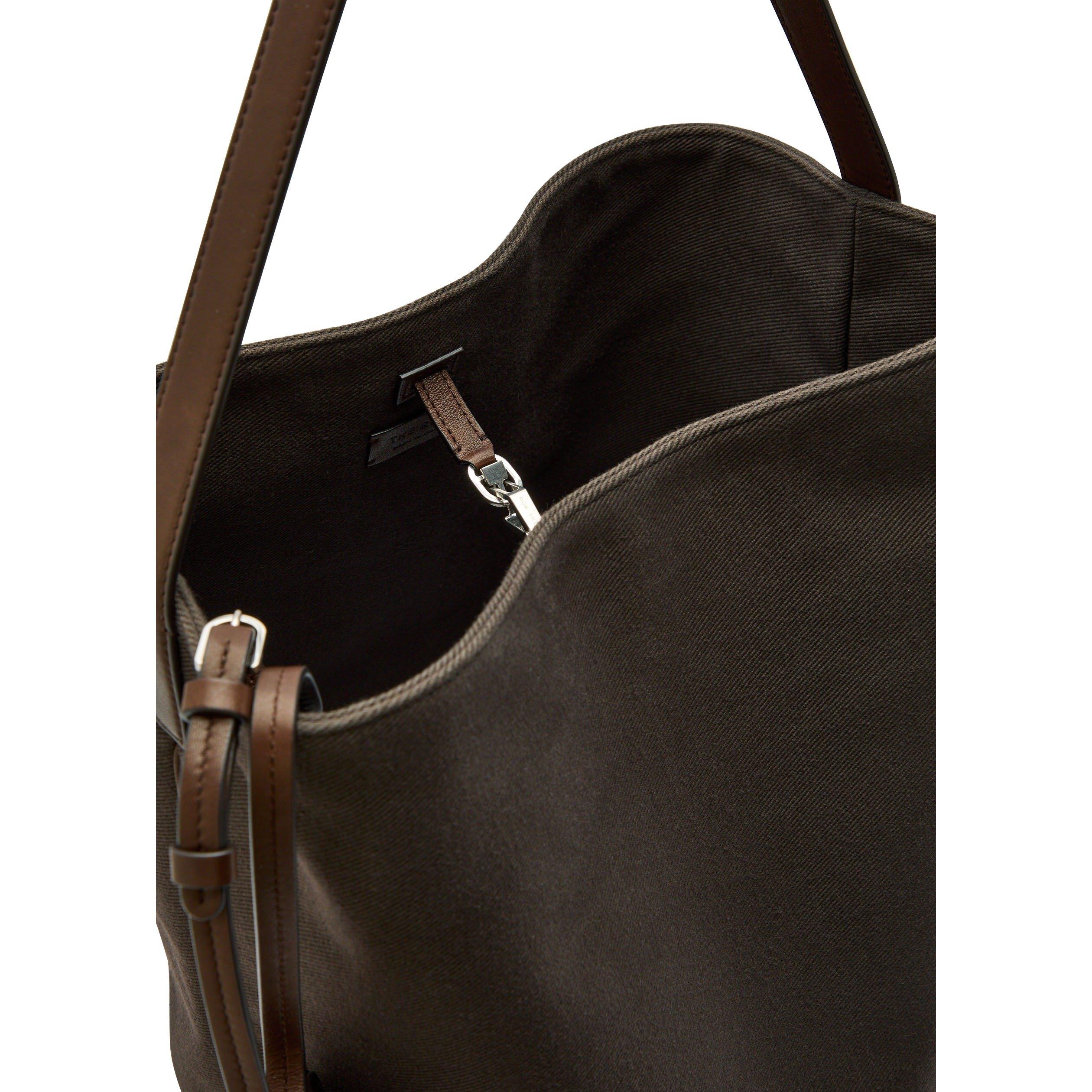 BROWN - The Row - Women's N/S Park Large Canvas Tote Bag - 5