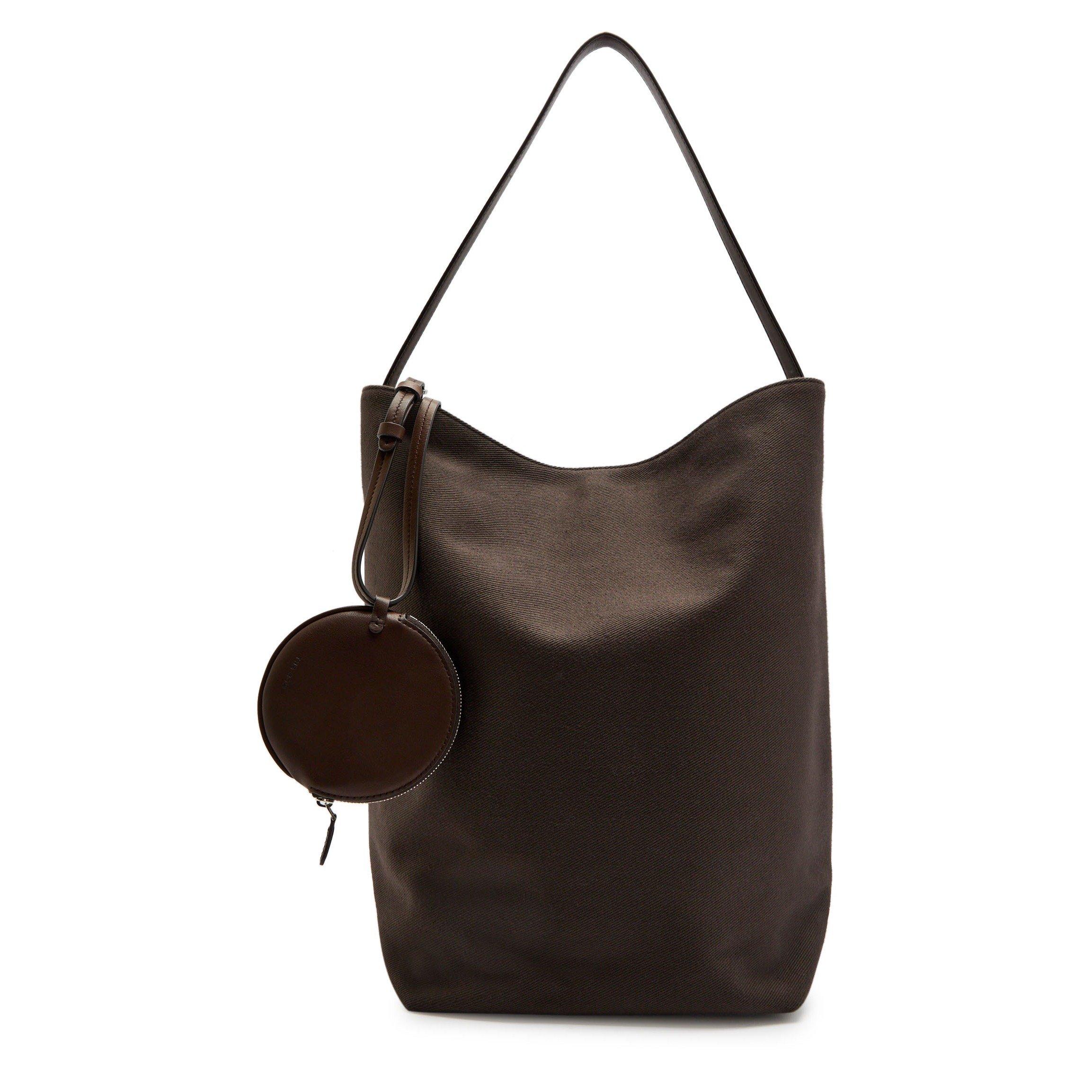 BROWN - The Row - Women's N/S Park Large Canvas Tote Bag - 6