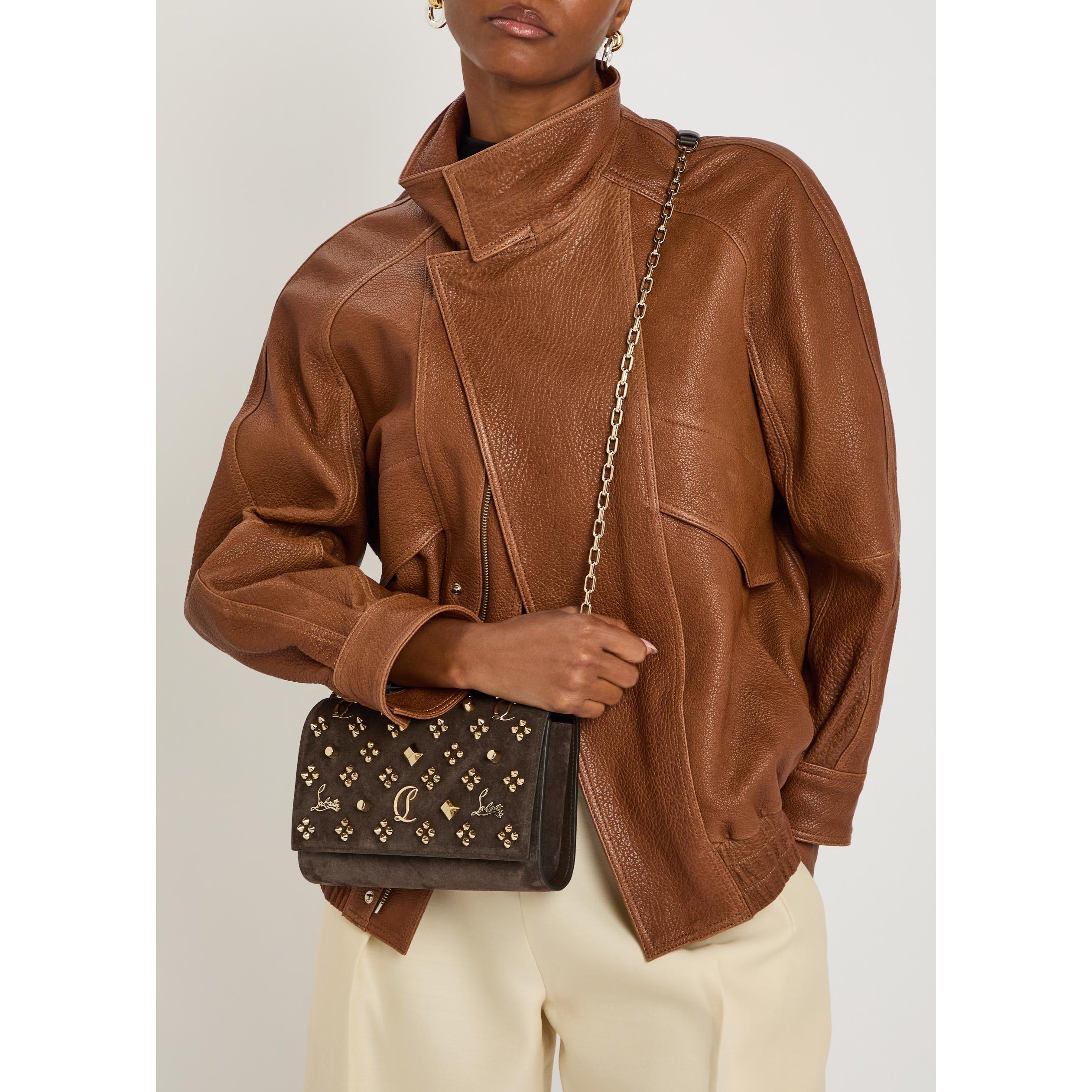 BROWN - Christian Louboutin - PALOMA CLUTCH CROSTA/SP LOUBIN - 3