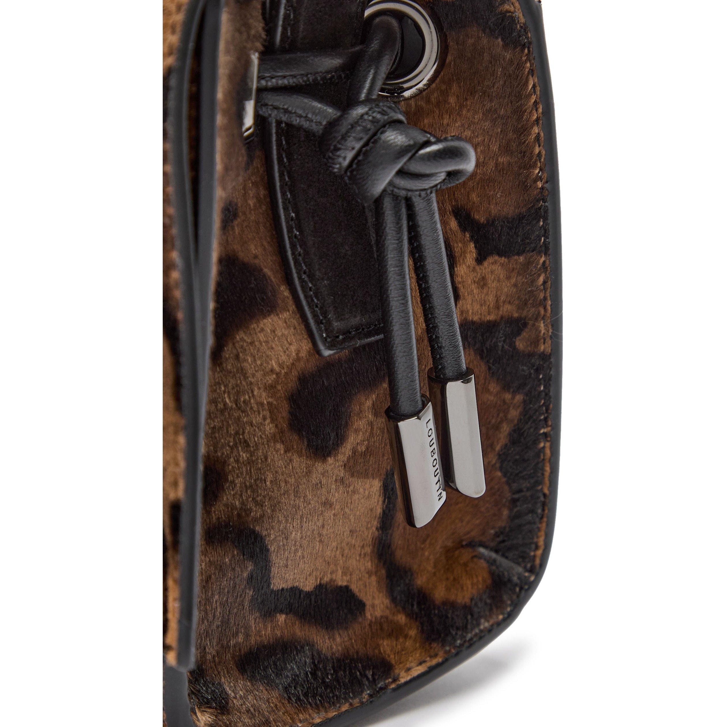 BROWN - Christian Louboutin - BAGGY SHOULDER SMALL PONY BENG - 4