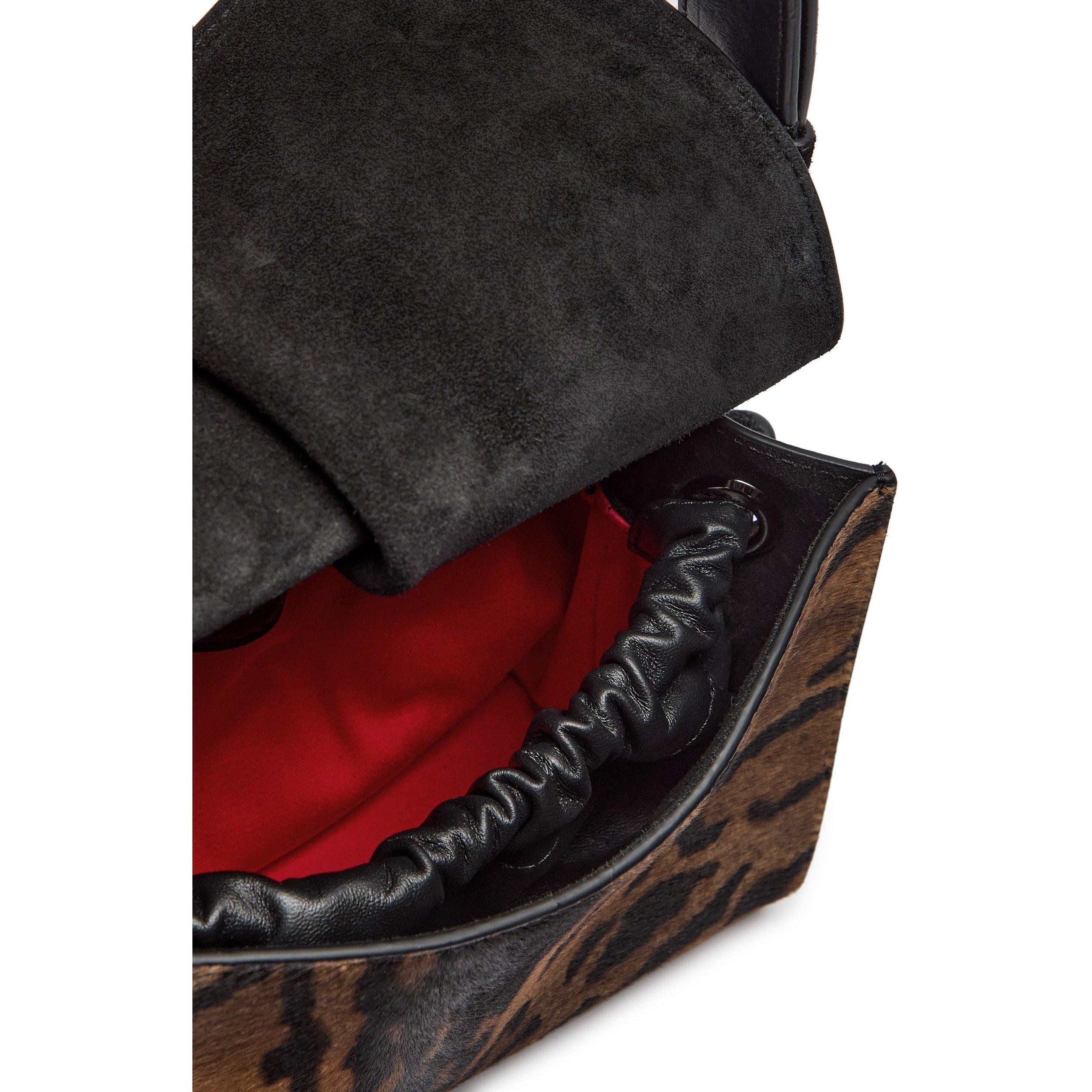BROWN - Christian Louboutin - BAGGY SHOULDER SMALL PONY BENG - 5