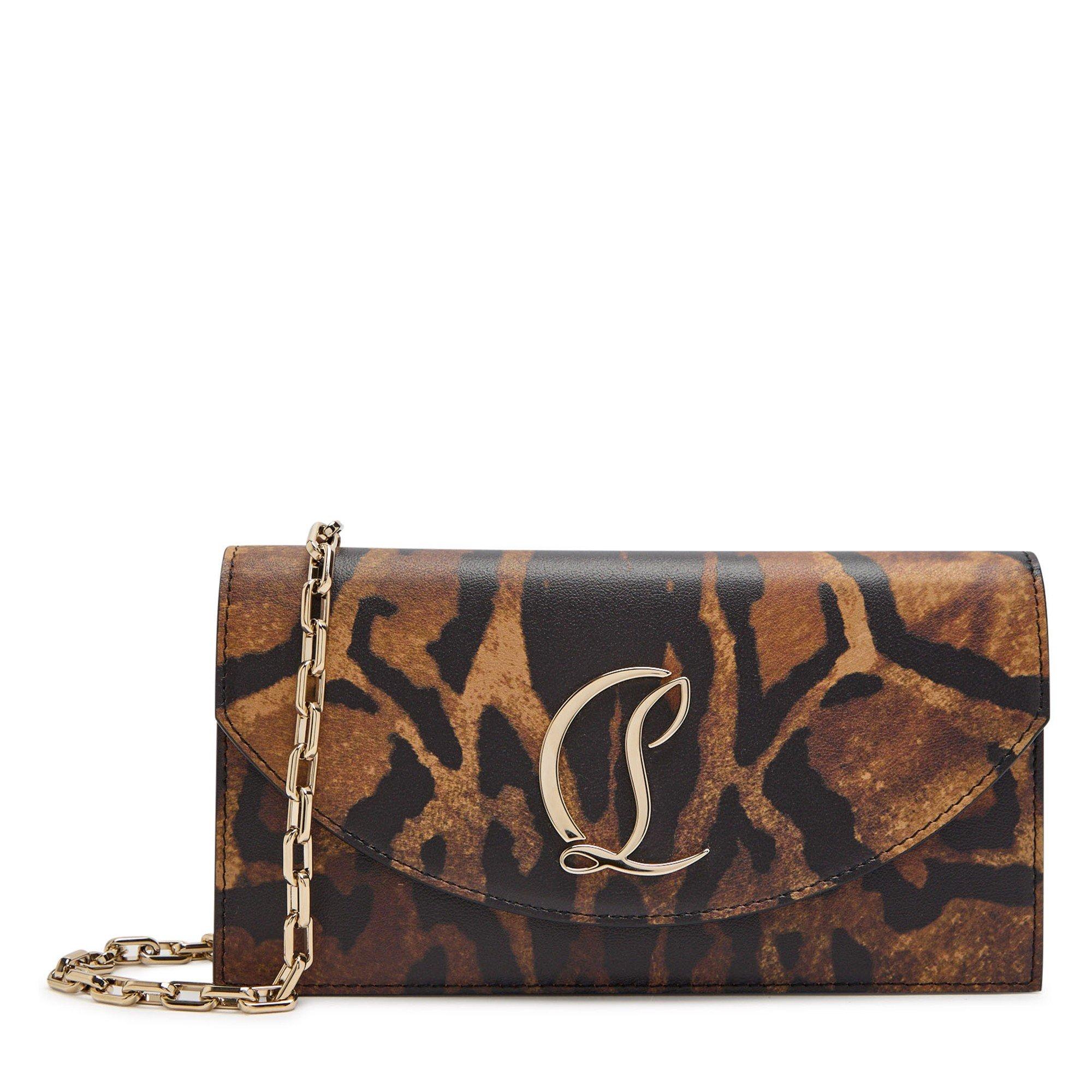 BROWN AND OTHER - Christian Louboutin - LOUBI54 CLUTCH CALF SUGAR BENG - 1