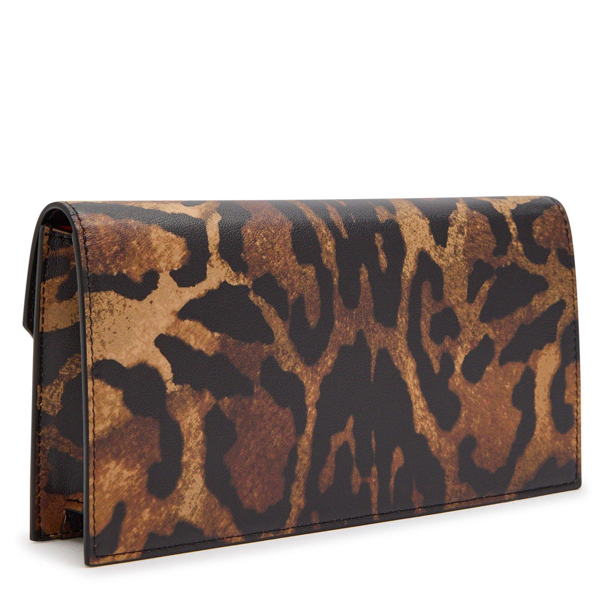 BROWN AND OTHER - Christian Louboutin - LOUBI54 CLUTCH CALF SUGAR BENG - 2