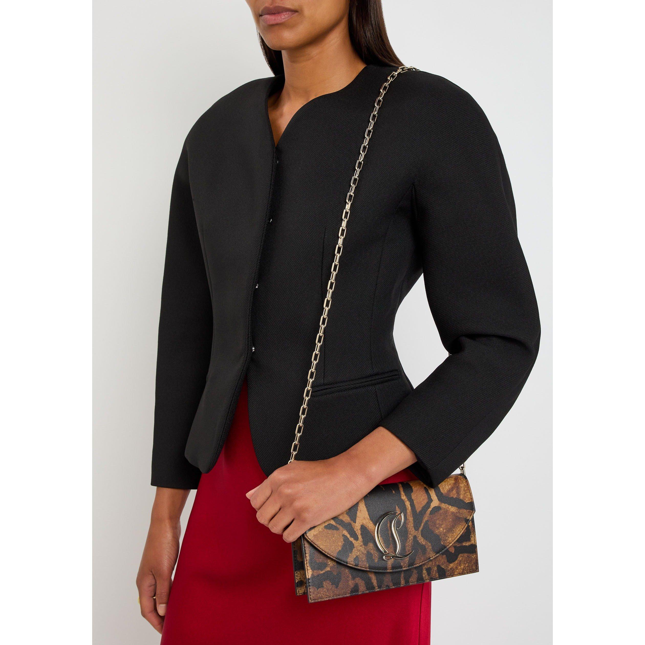BROWN AND OTHER - Christian Louboutin - LOUBI54 CLUTCH CALF SUGAR BENG - 3