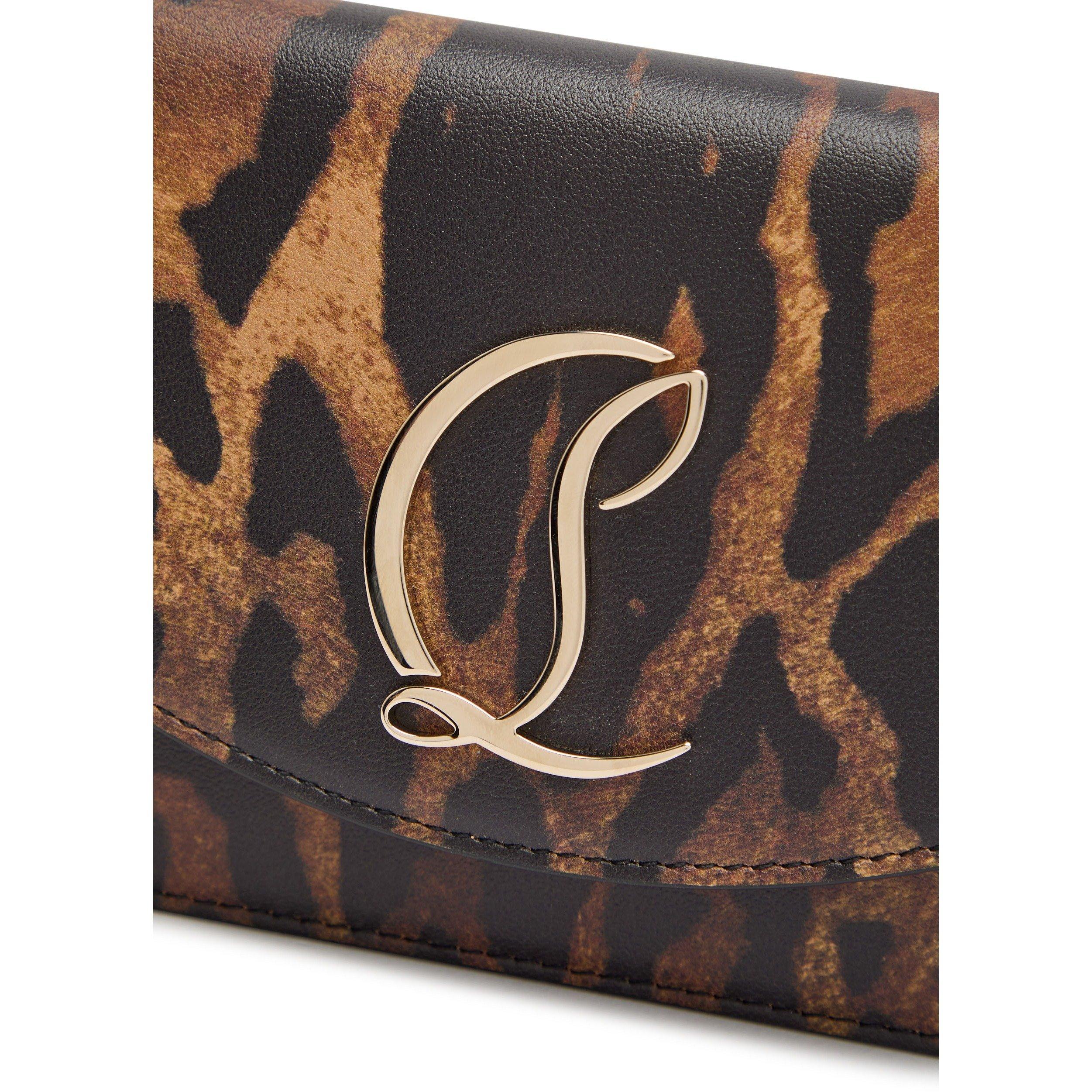 BROWN AND OTHER - Christian Louboutin - LOUBI54 CLUTCH CALF SUGAR BENG - 4