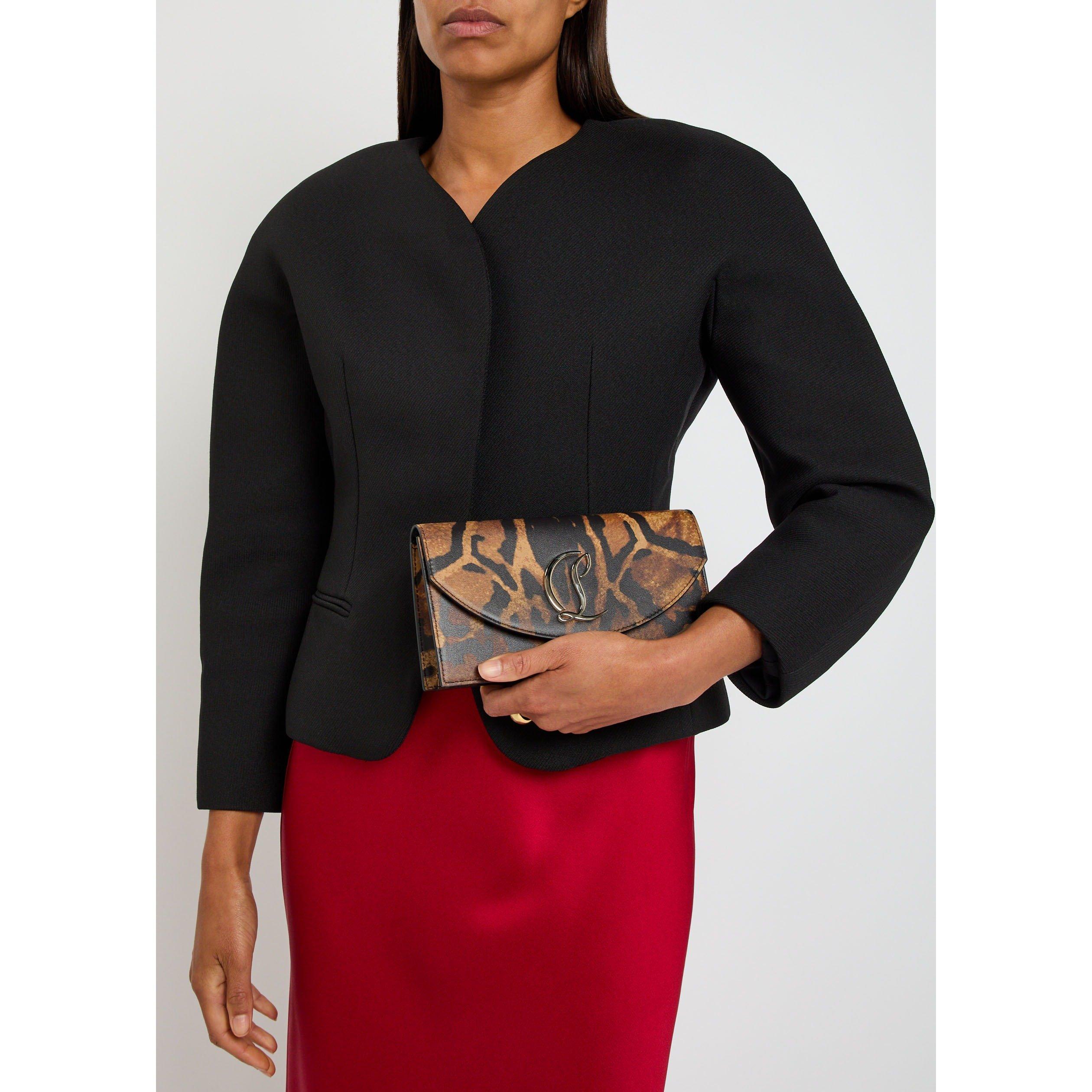 BROWN AND OTHER - Christian Louboutin - LOUBI54 CLUTCH CALF SUGAR BENG - 5
