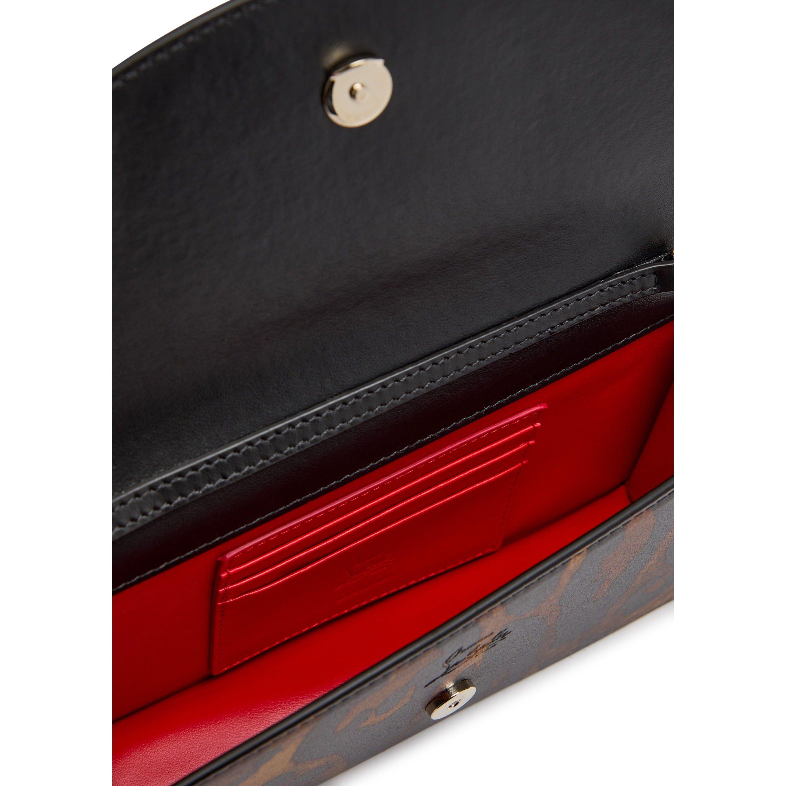BROWN AND OTHER - Christian Louboutin - LOUBI54 CLUTCH CALF SUGAR BENG - 6