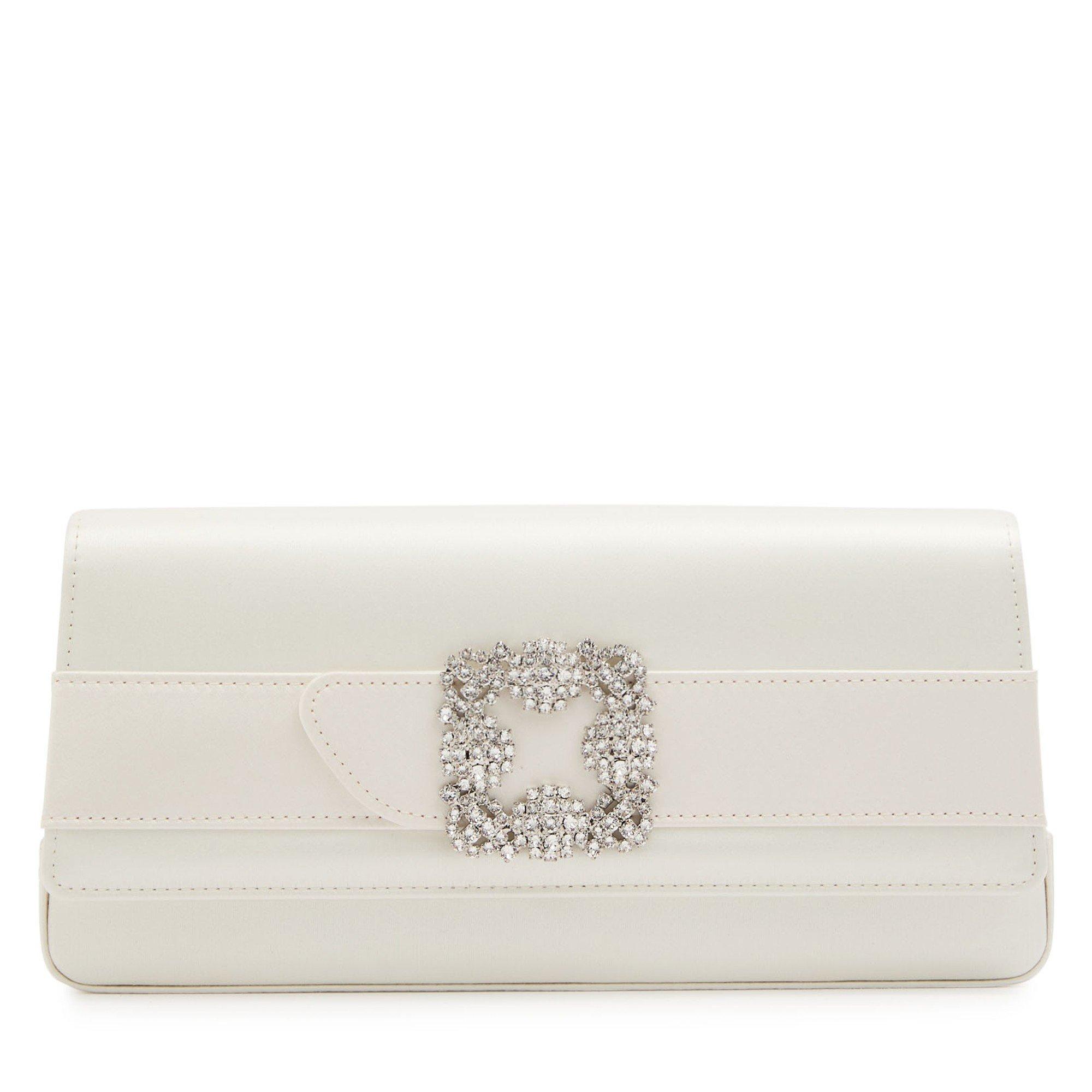 IVORY - Manolo Blahnik - GOTHISI CLUTCH - 1