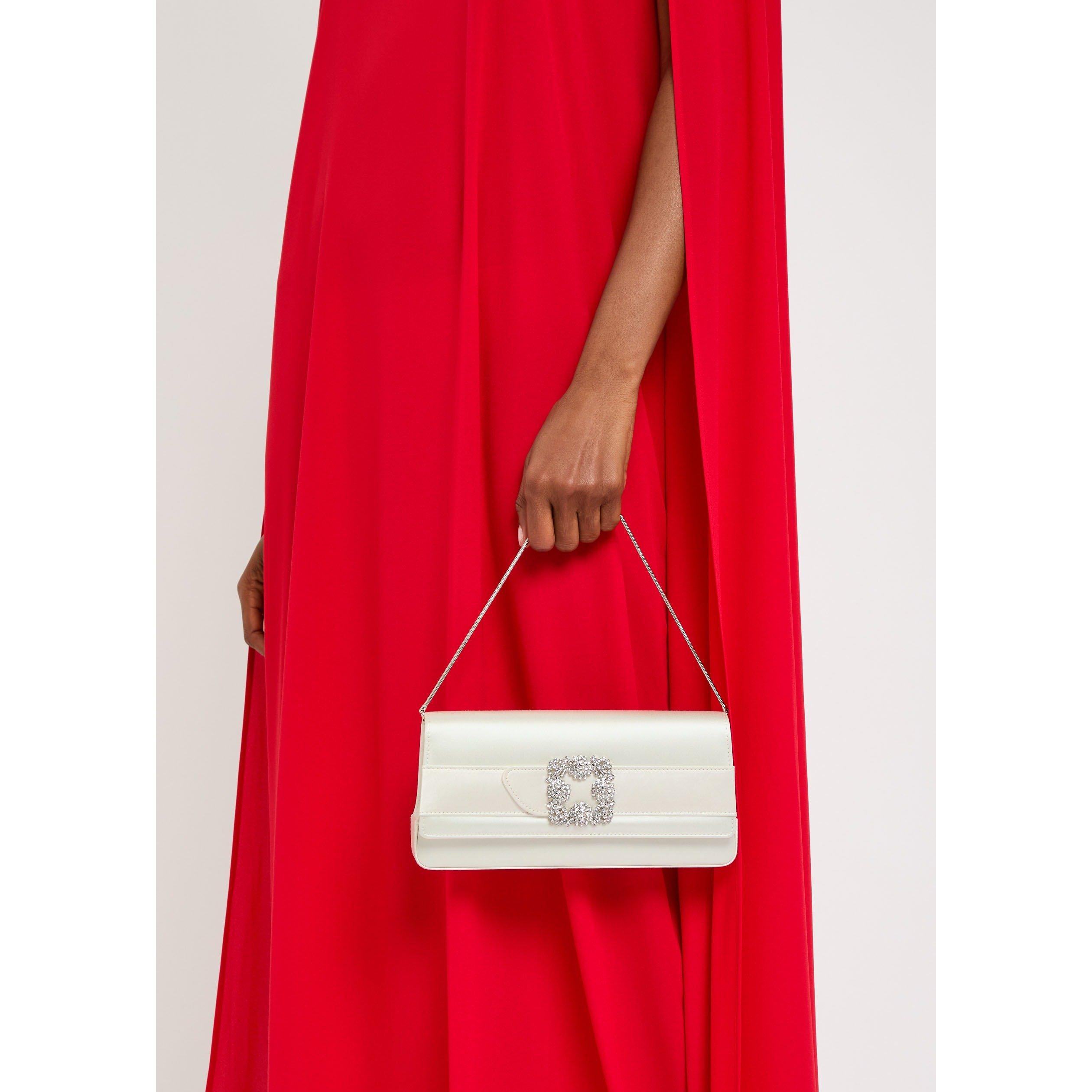 IVORY - Manolo Blahnik - GOTHISI CLUTCH - 3