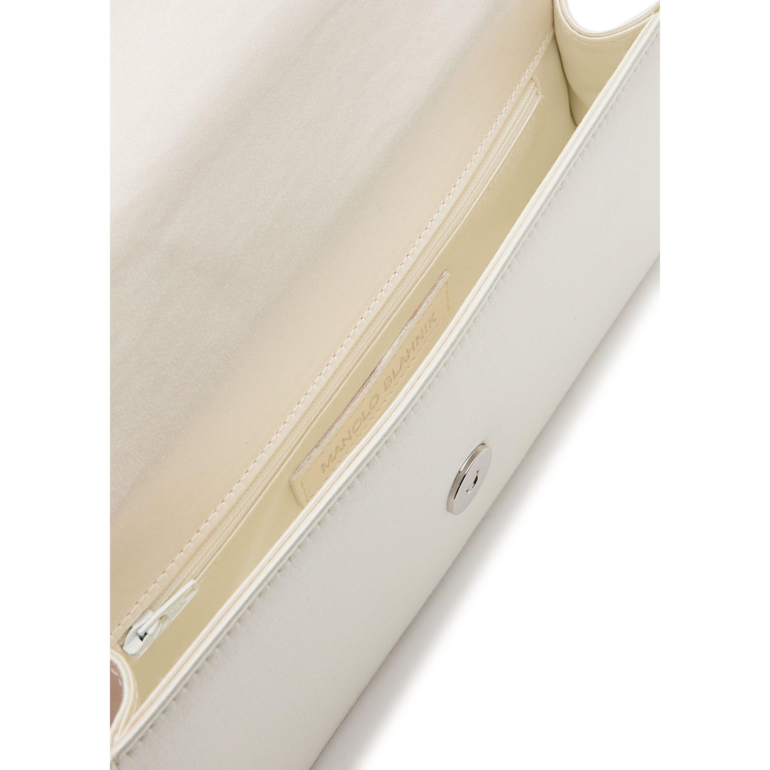 IVORY - Manolo Blahnik - GOTHISI CLUTCH - 5