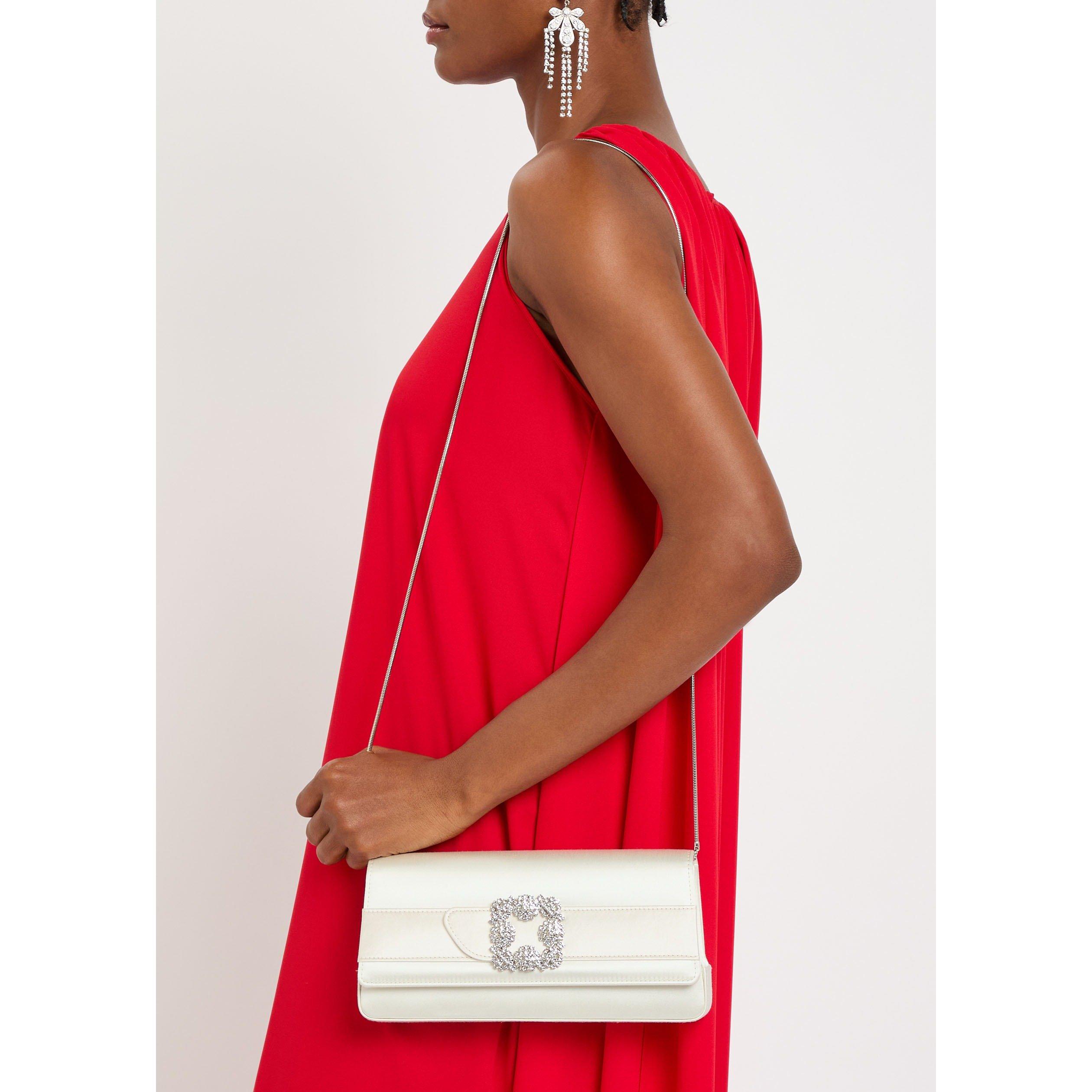 IVORY - Manolo Blahnik - GOTHISI CLUTCH - 6