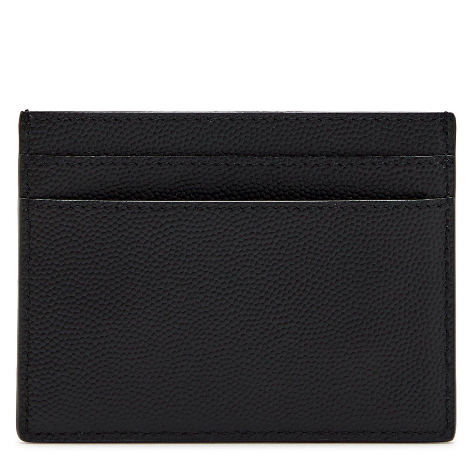 BLACK - Saint Laurent - YSL CRDHLDR GRAIN TECHNO CO - 2