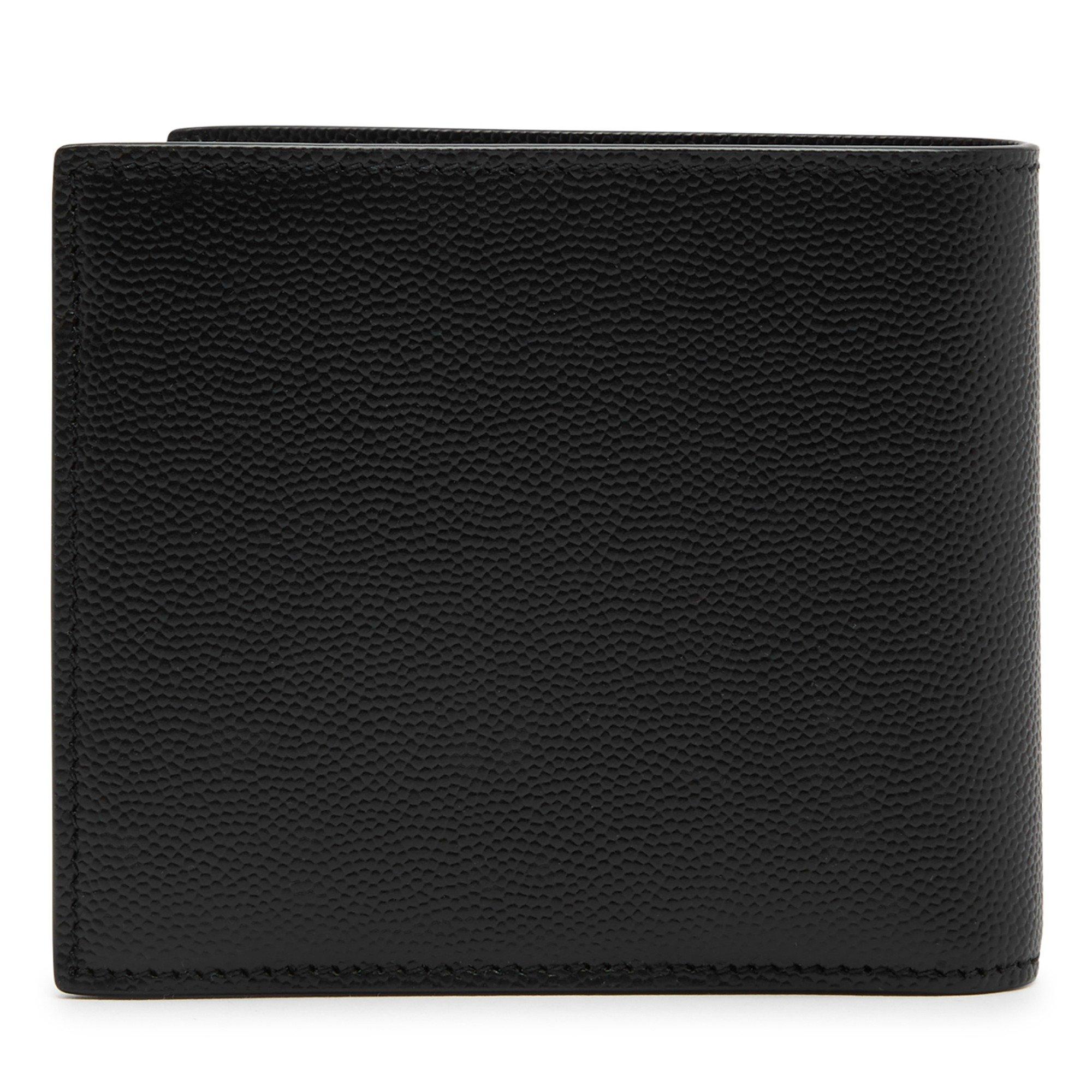 BLACK - Saint Laurent - Men's Leather Billfold Wallet - 2