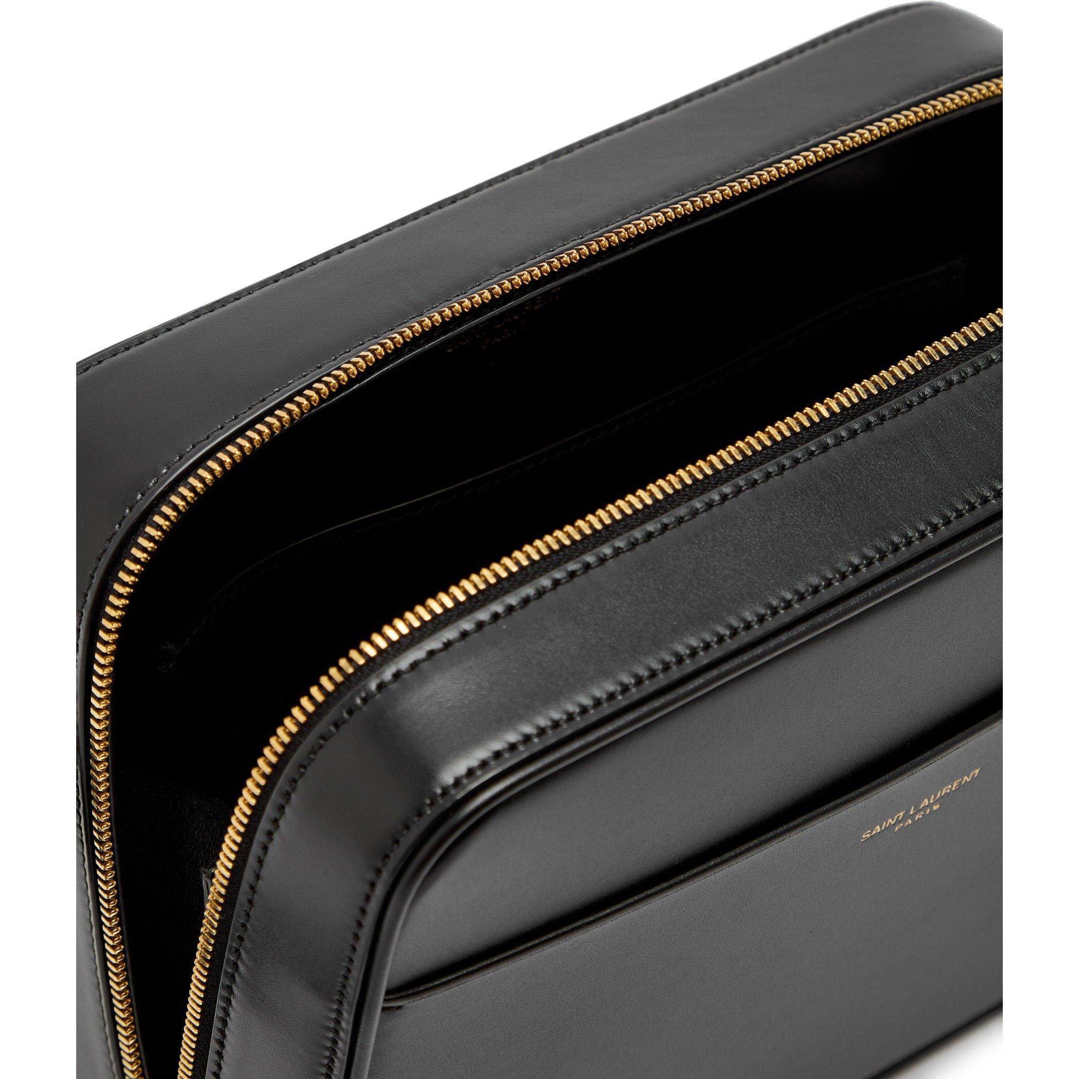 BLACK - Saint Laurent - Men's Daily Leather Camera Bag - 5