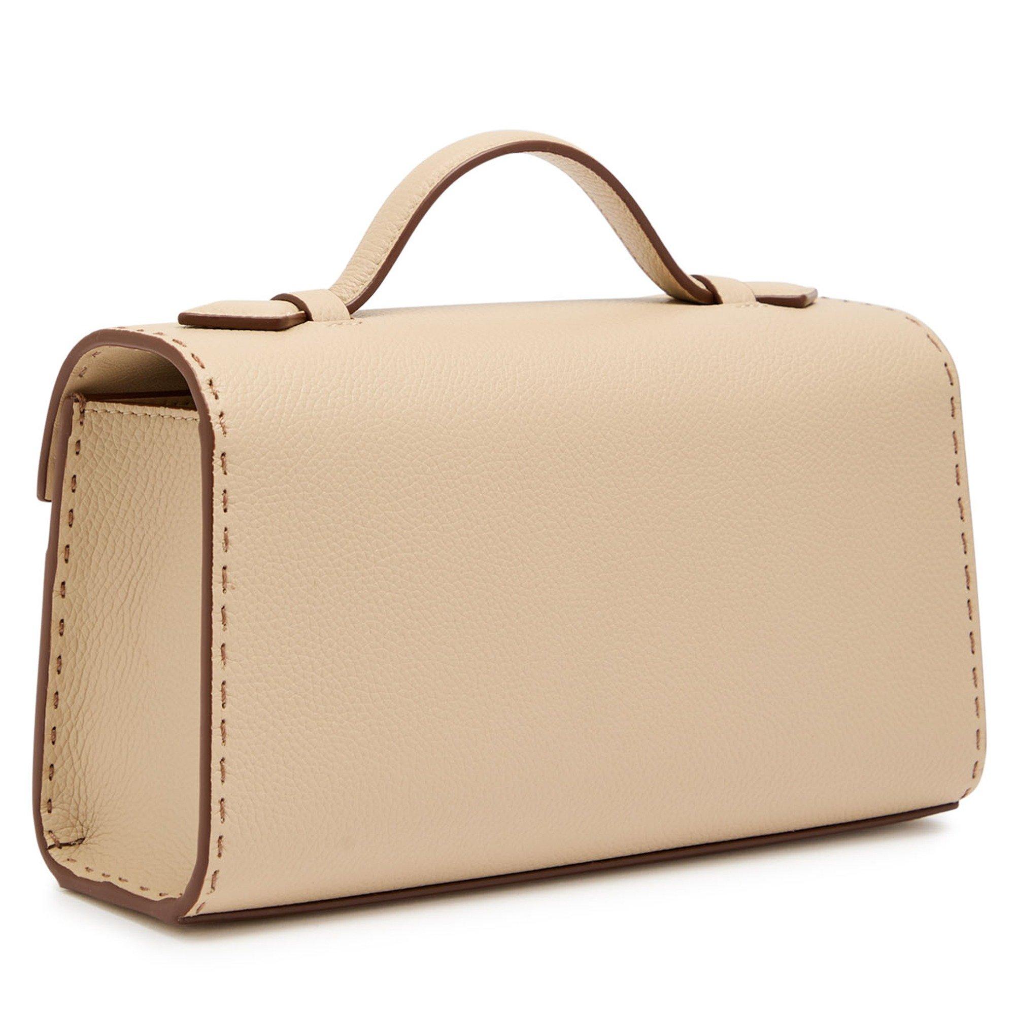 BEIGE - Savette - SYMMETRY POCHETTE IN GRAINED C - 2