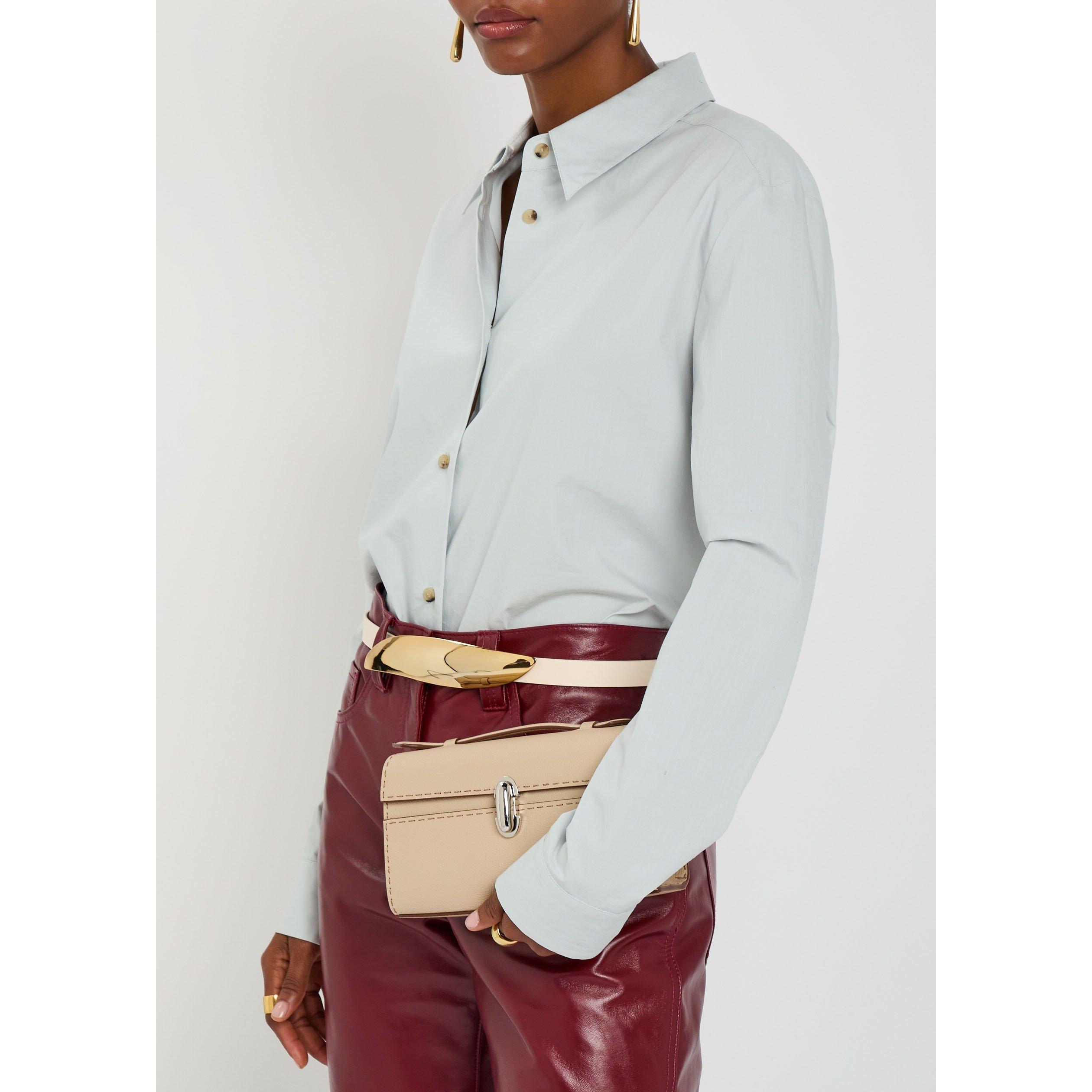 BEIGE - Savette - SYMMETRY POCHETTE IN GRAINED C - 3