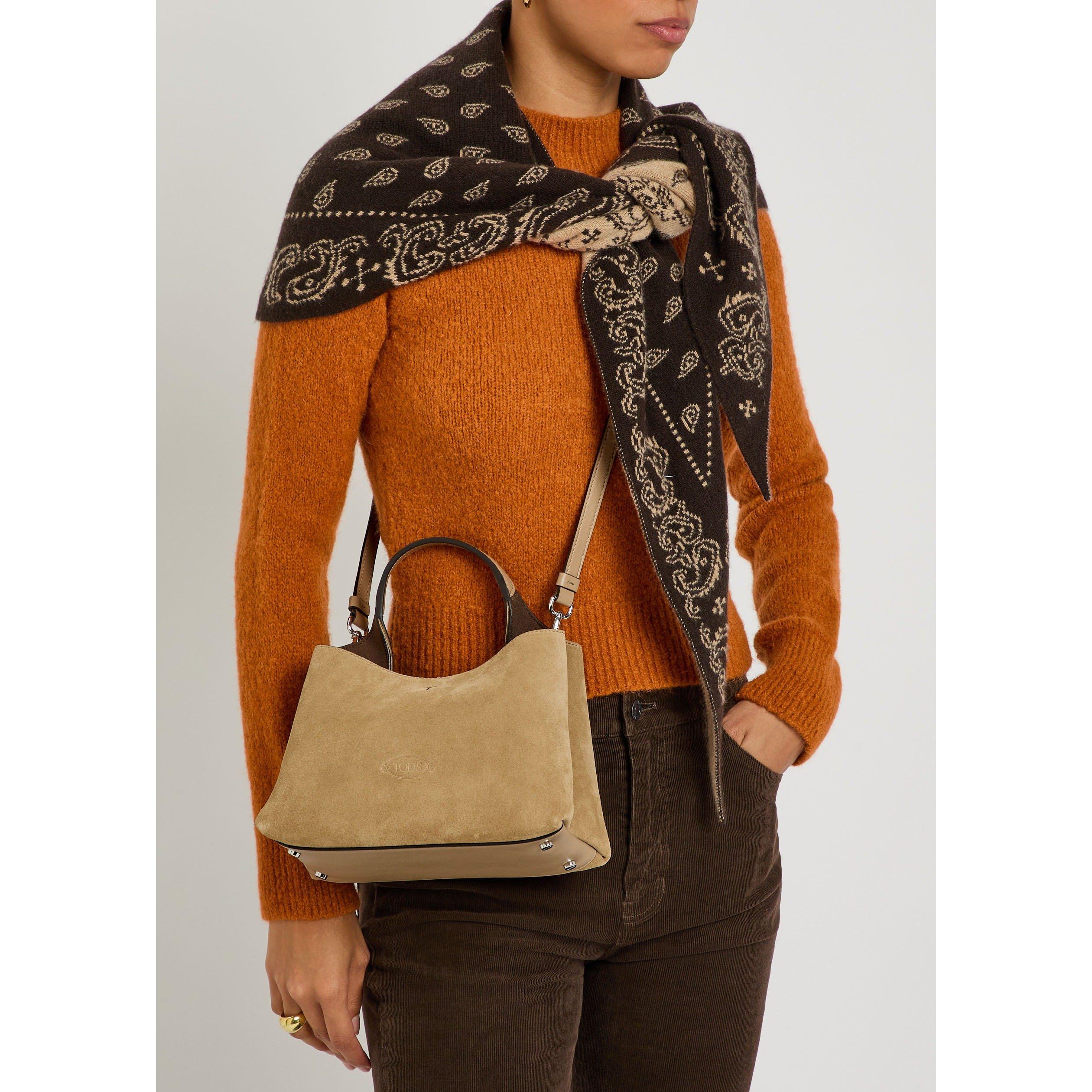 TAN - Tods - T MICRO BAG SUEDE - 3