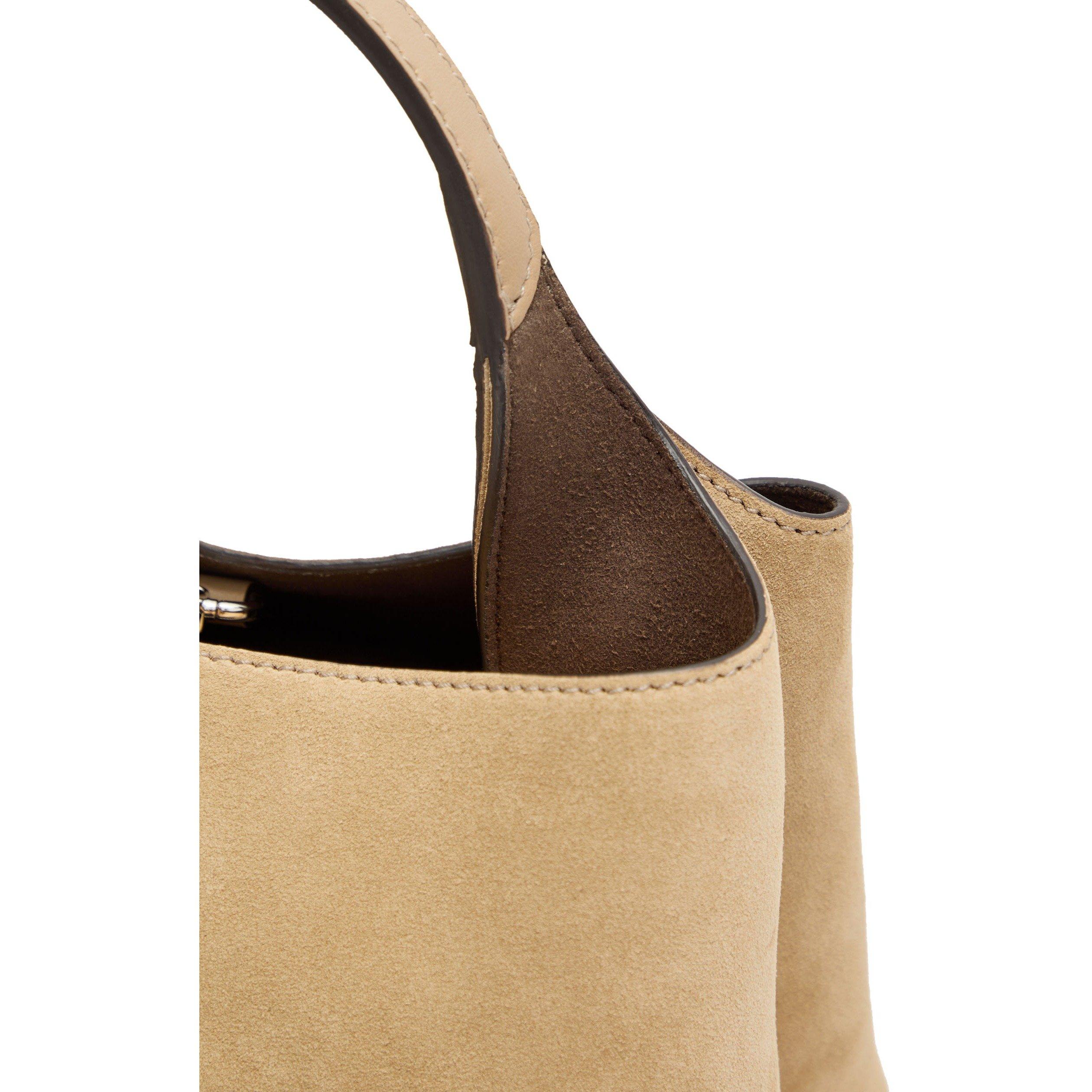 TAN - Tods - T MICRO BAG SUEDE - 4