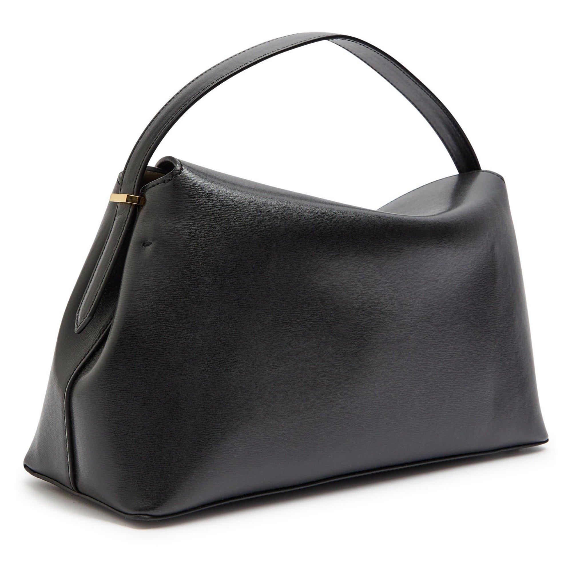 BLACK - Toteme - T LOCK TOP HANDLE SMOOTH LEATH - 2