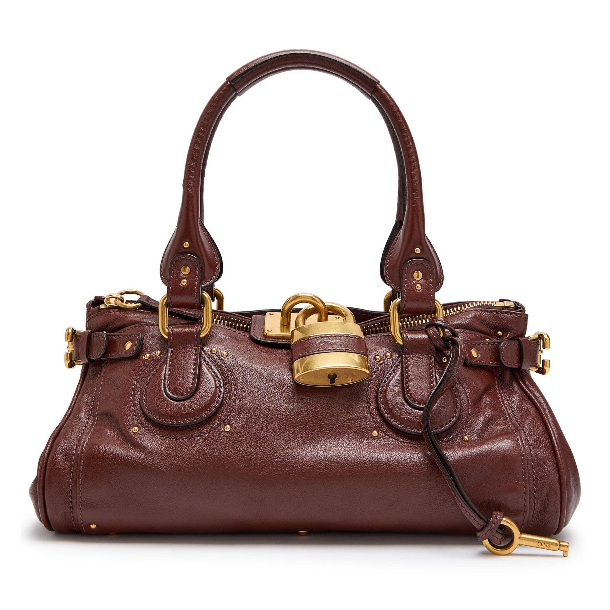 DARK BROWN - Chloe - PADDINGTON SHOULDER BAG - 1