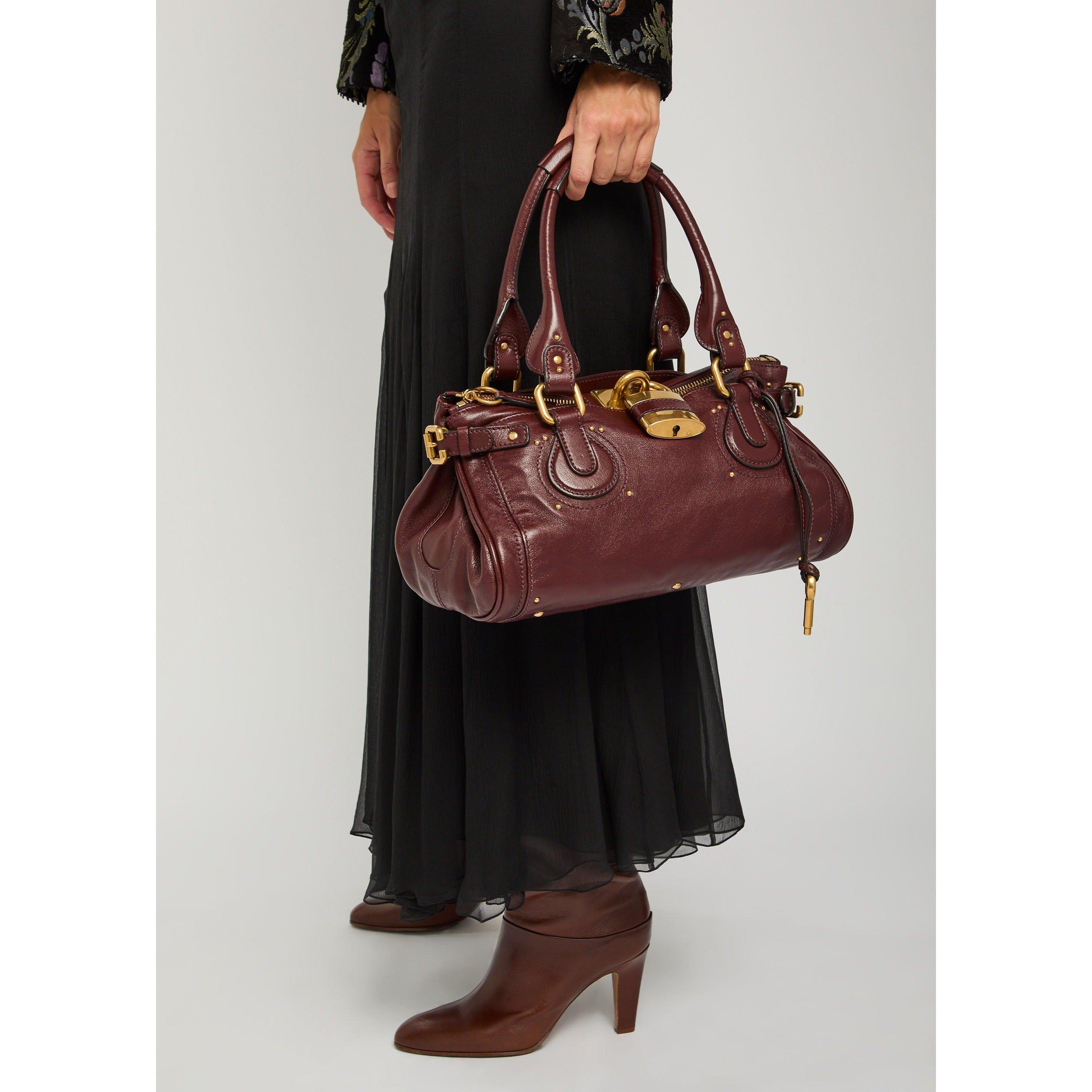 DARK BROWN - Chloe - PADDINGTON SHOULDER BAG - 3
