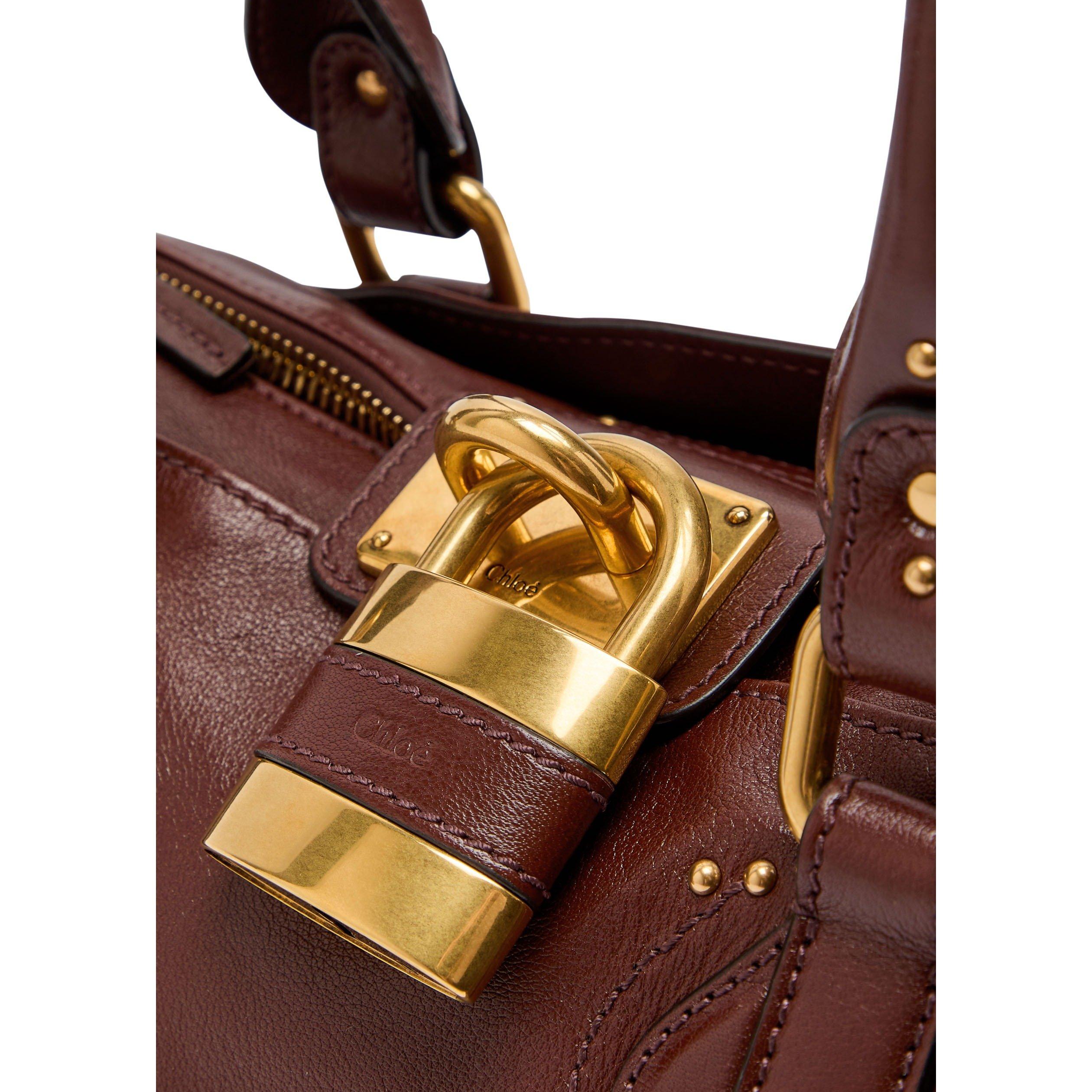 DARK BROWN - Chloe - PADDINGTON SHOULDER BAG - 4