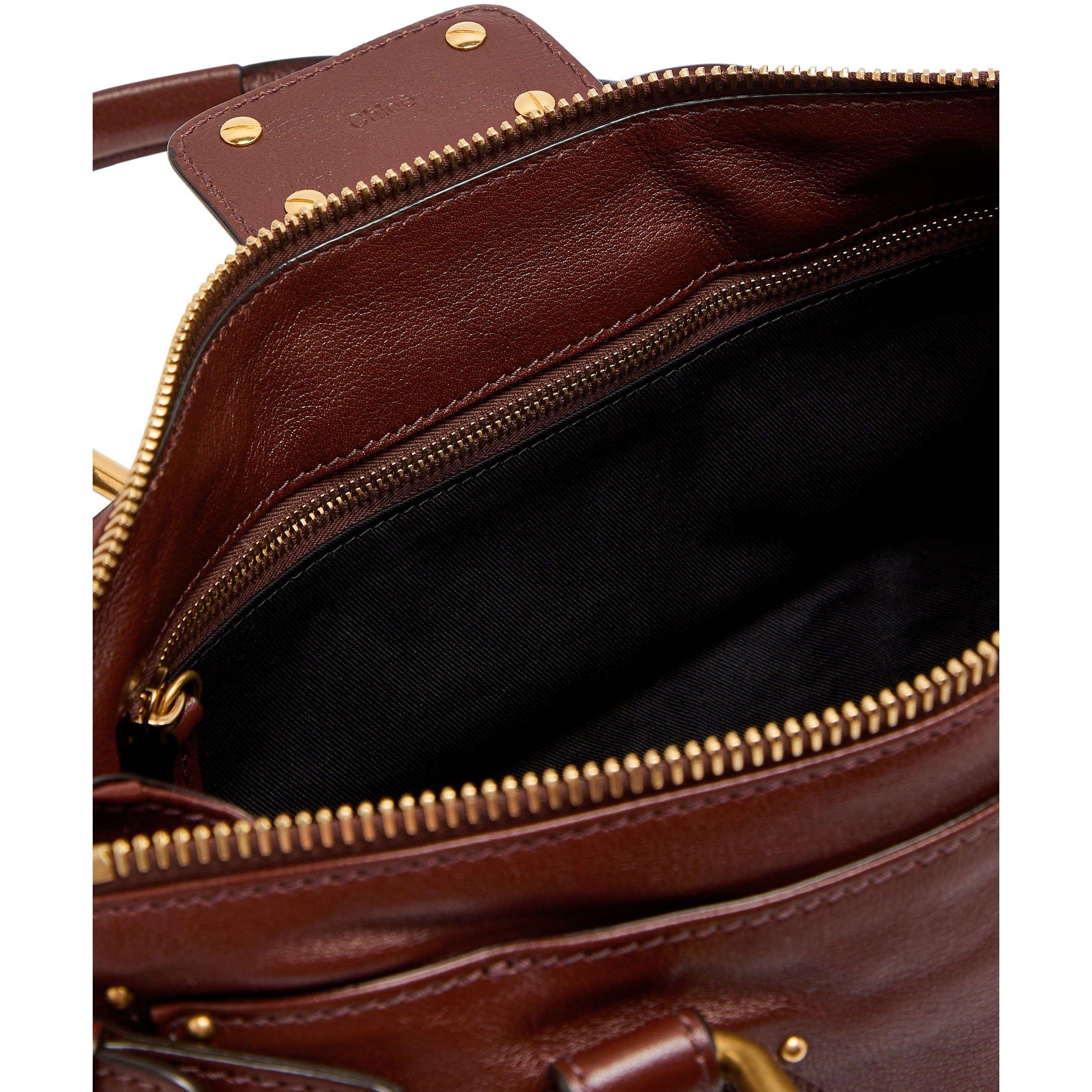 DARK BROWN - Chloe - PADDINGTON SHOULDER BAG - 5