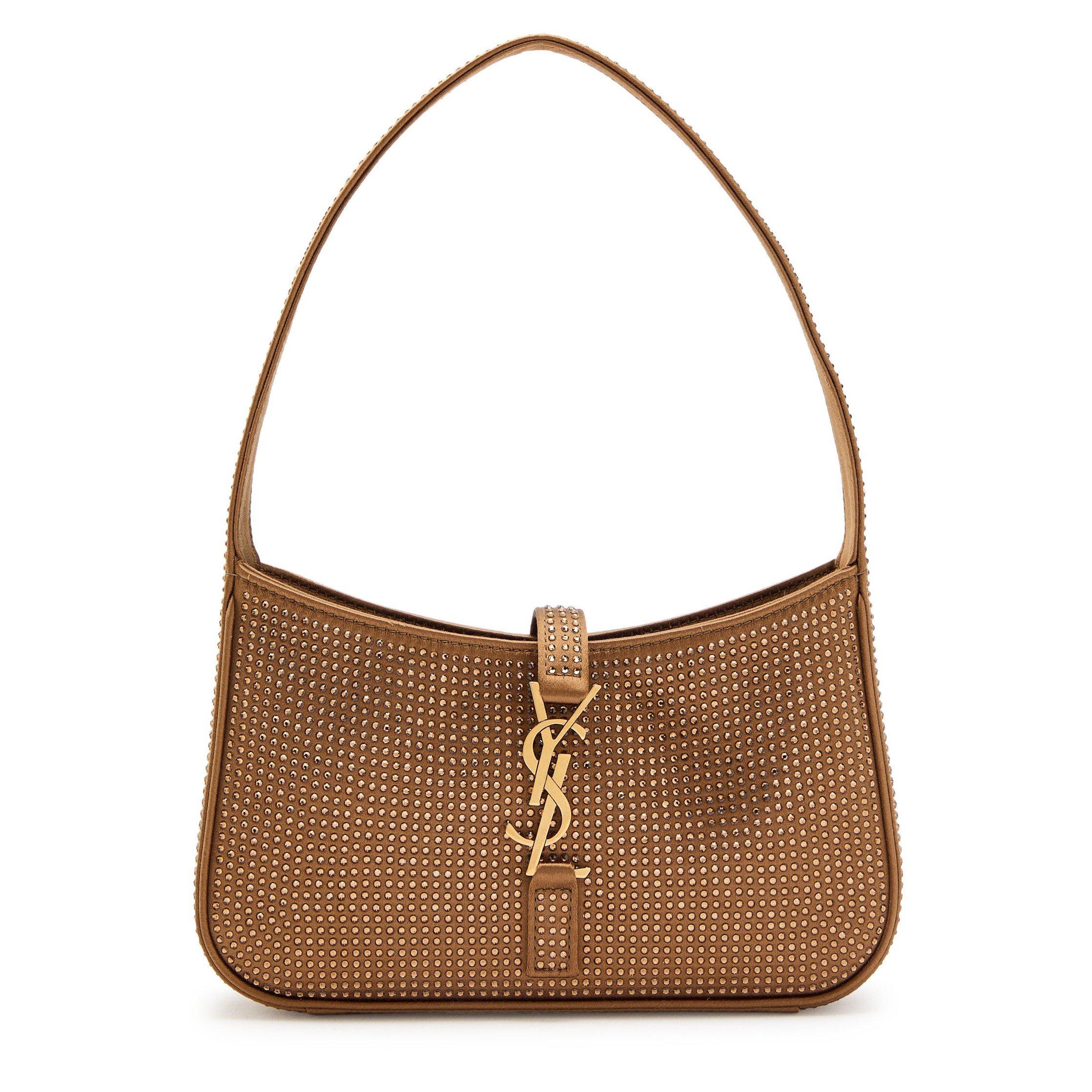 BROWN - Saint Laurent - YSL M.BAG HOBO 5A7