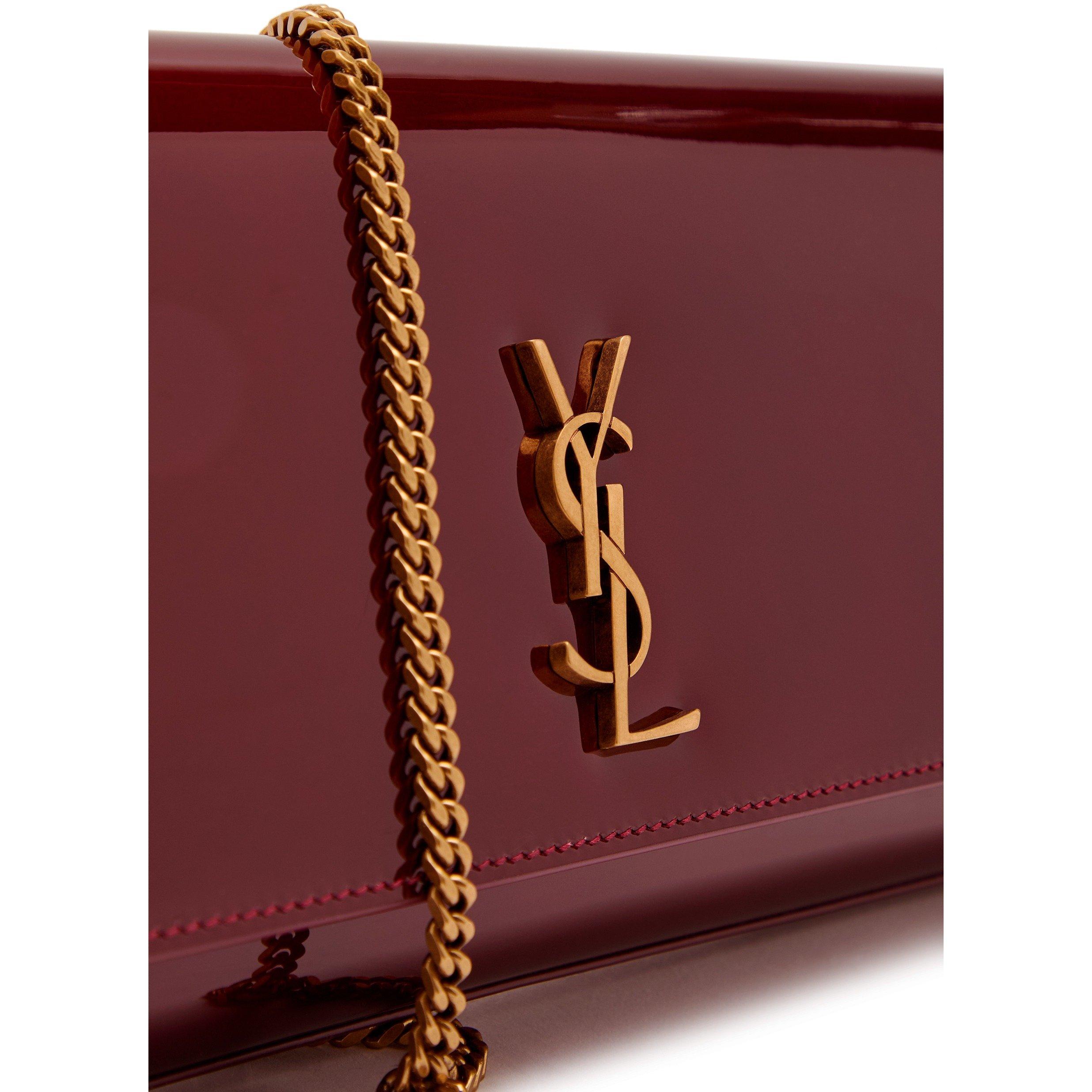 BURGUNDY - Saint Laurent - YSL BO KATE BAGUETTE - 4