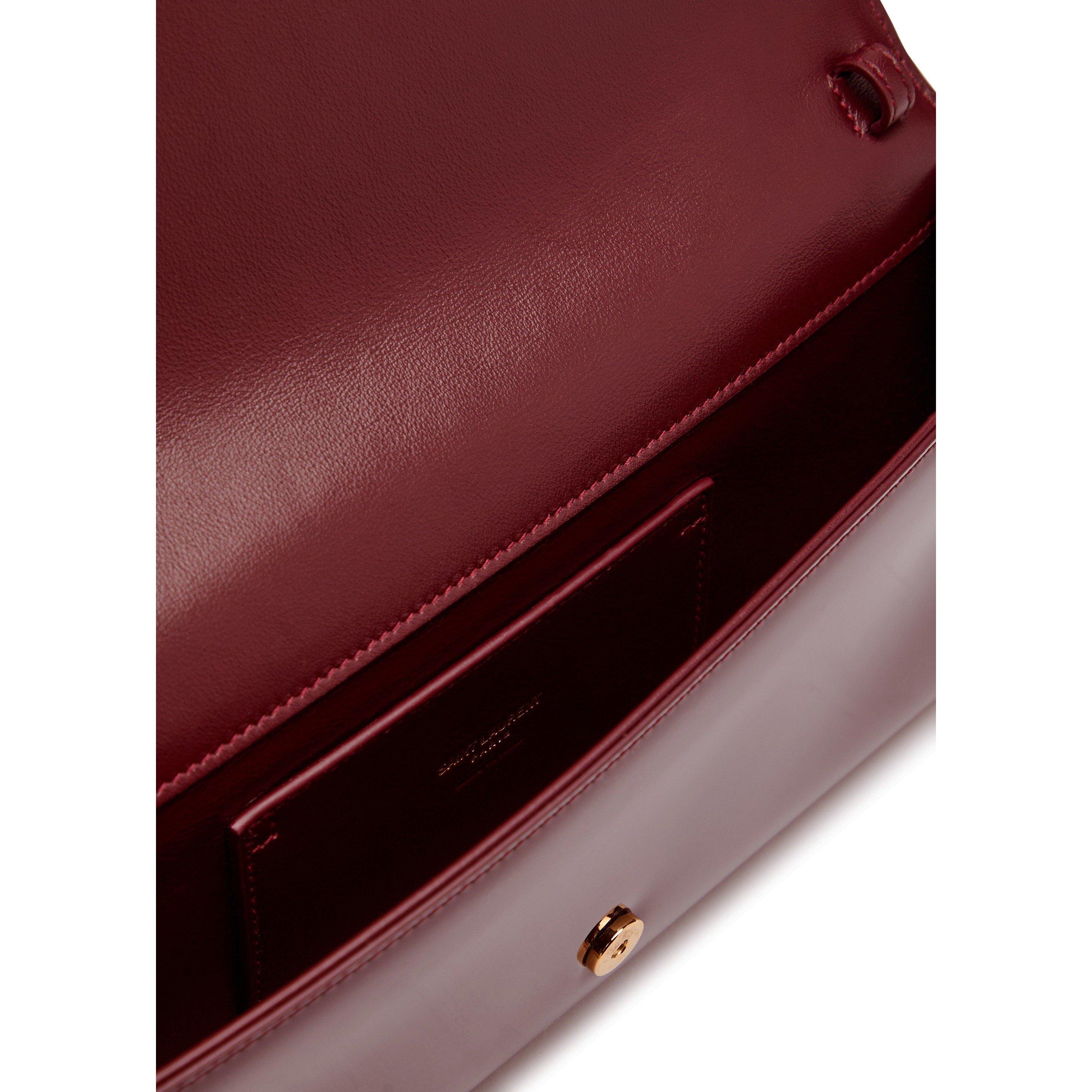 BURGUNDY - Saint Laurent - YSL BO KATE BAGUETTE - 5