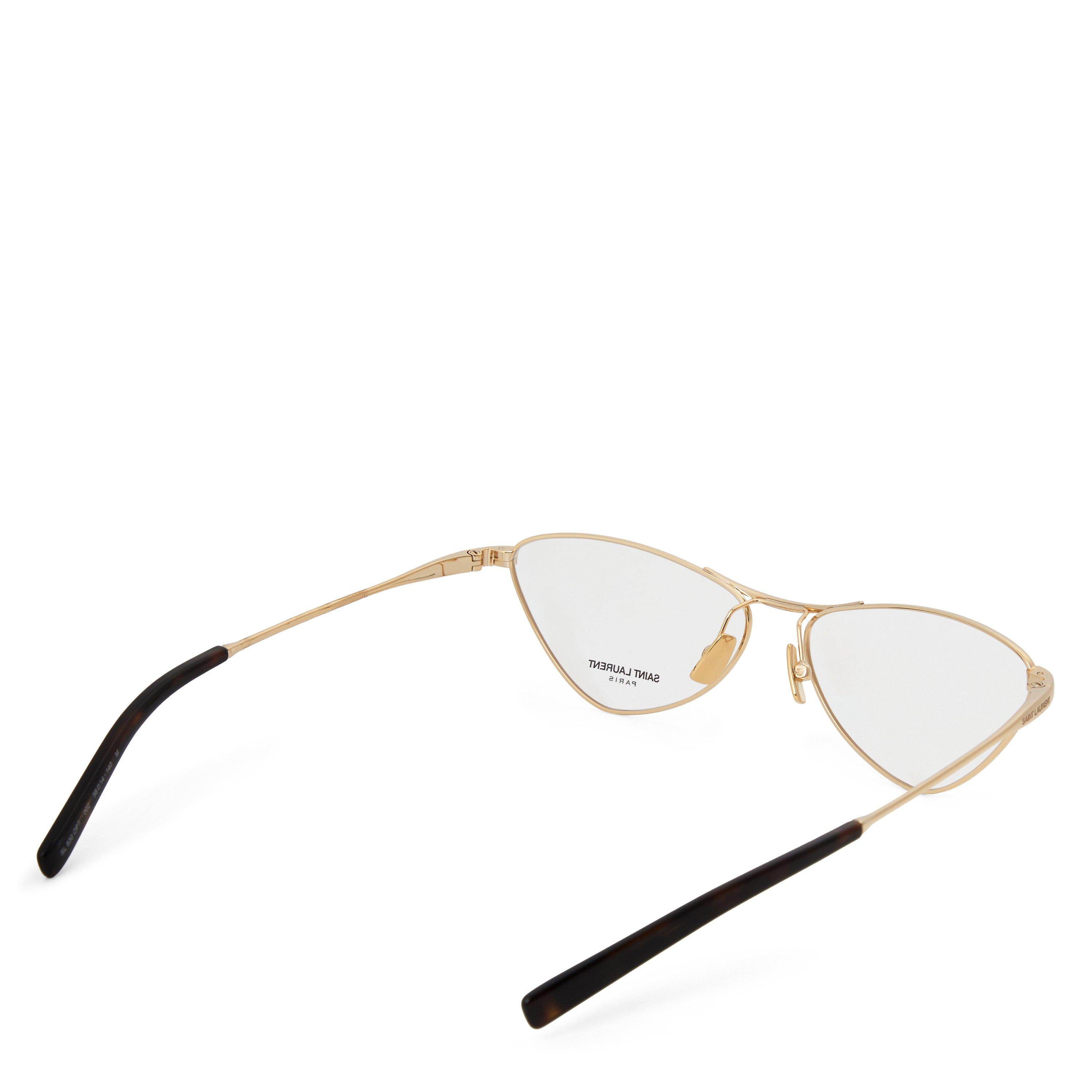 GOLD - Saint Laurent - SL CATEYE METAL OPTICAL - 2