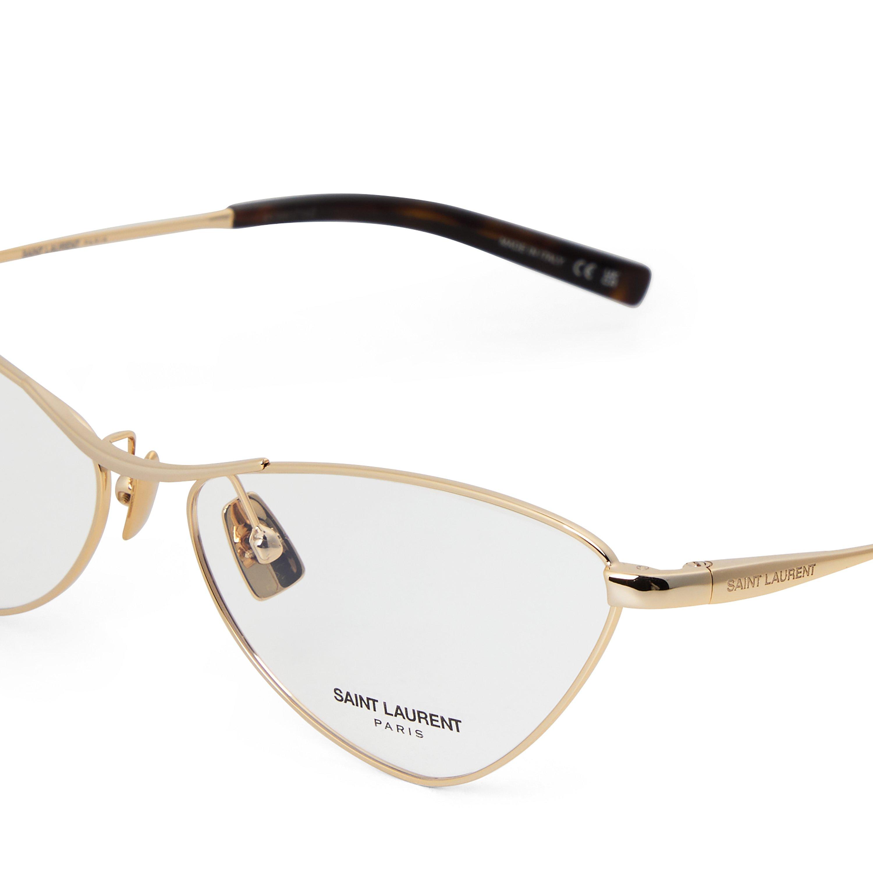 GOLD - Saint Laurent - SL CATEYE METAL OPTICAL - 3