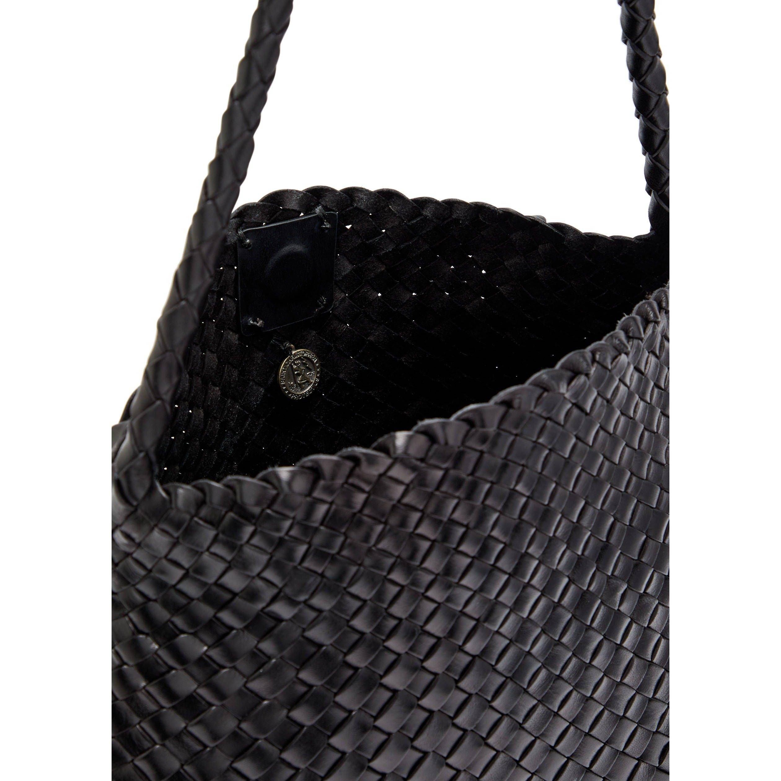 BLACK - Dragon Diffusion - Women's Santa Maria Leather Shoulder Bag - 5