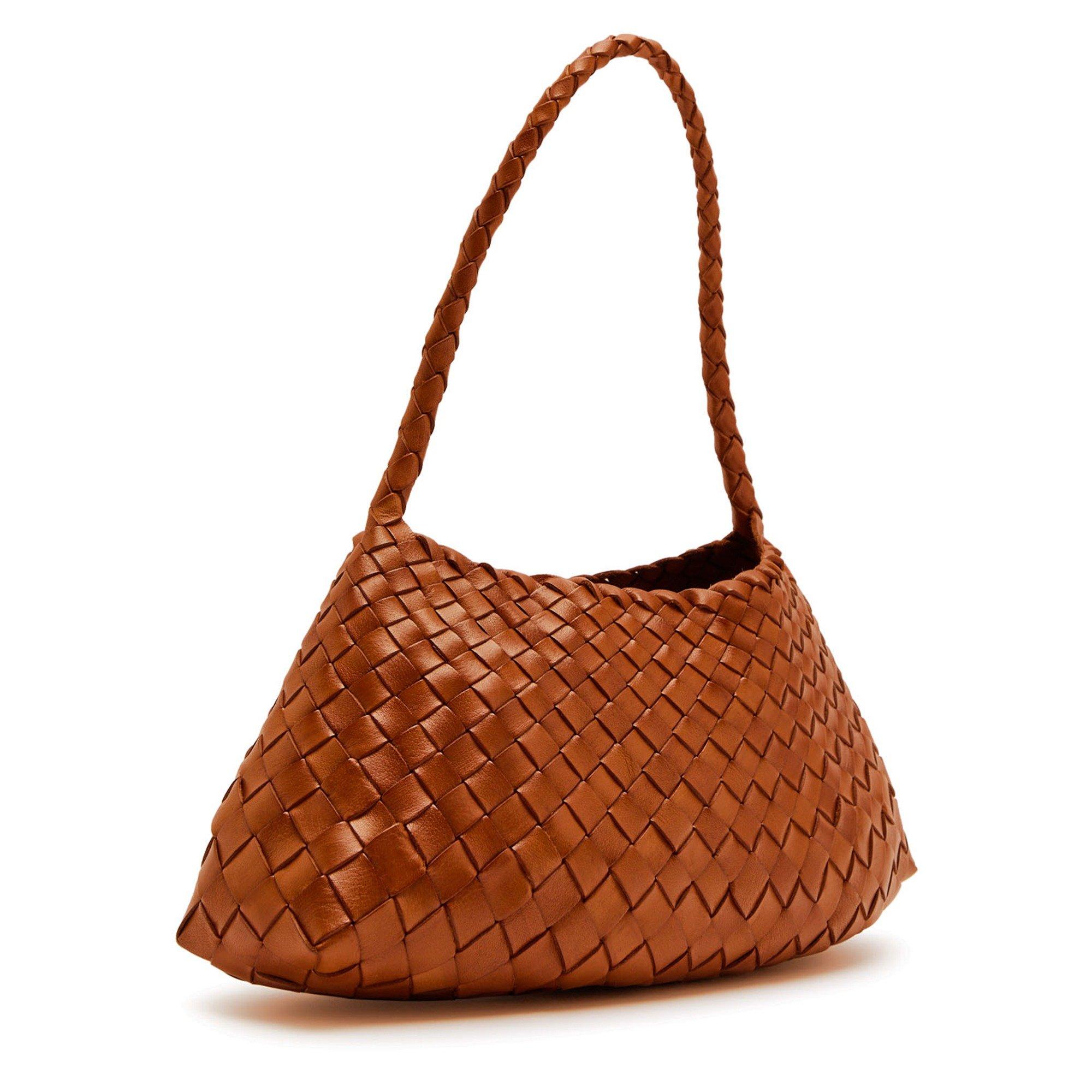 TAN - Dragon Diffusion - Women's Rosanna Leather Shoulder Bag - 2